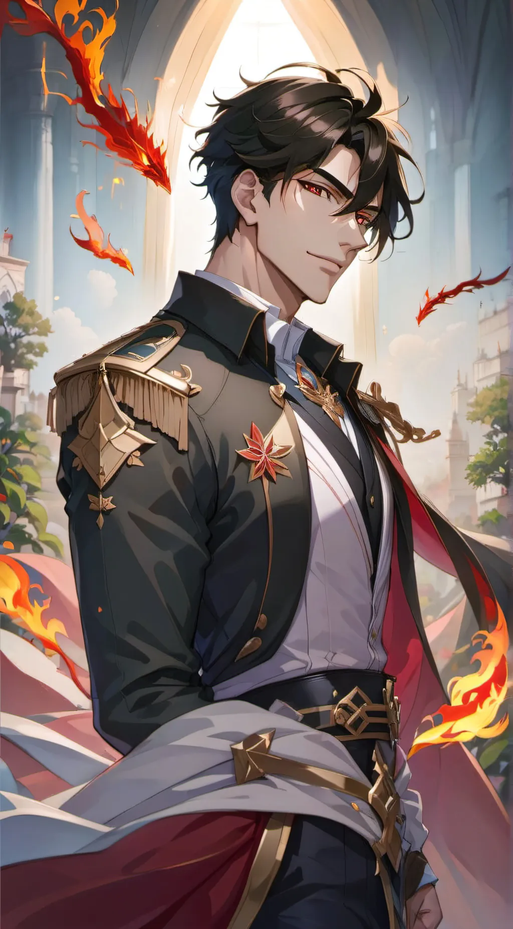 ai character: Leo background