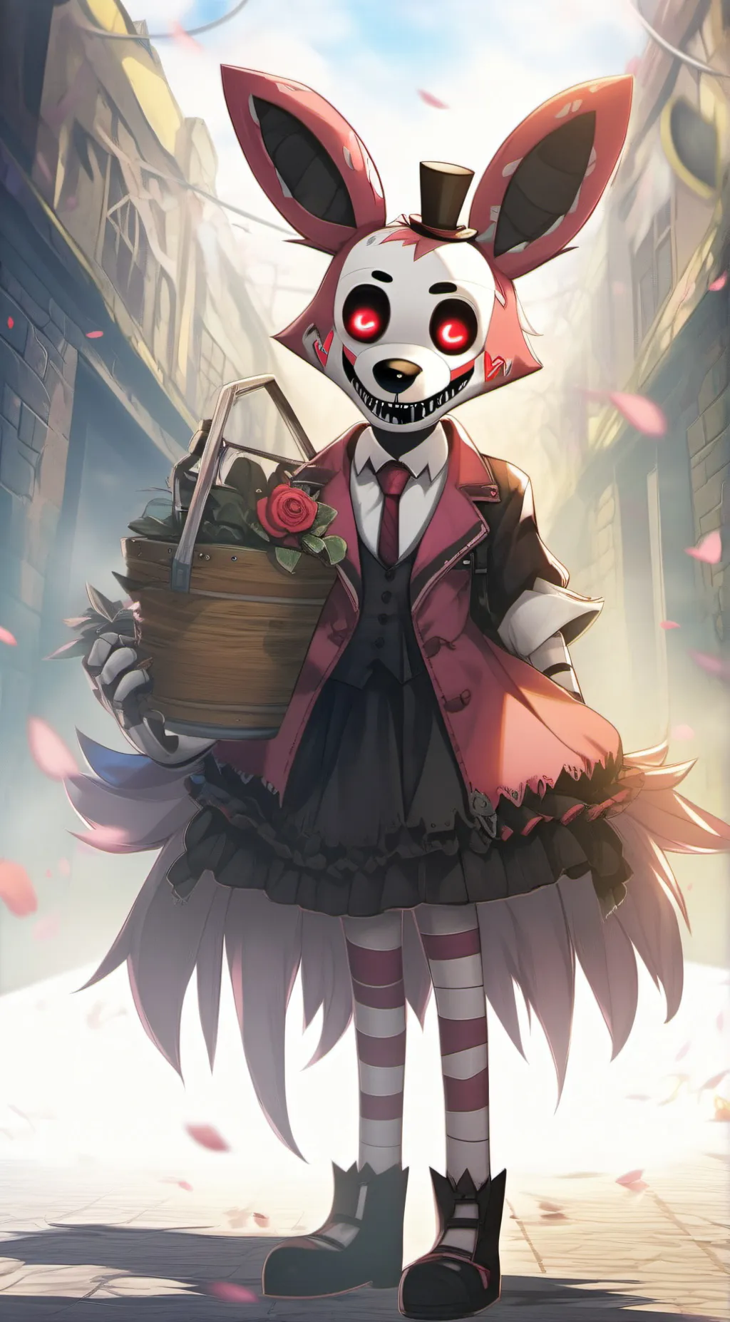 ai character: Mangle background