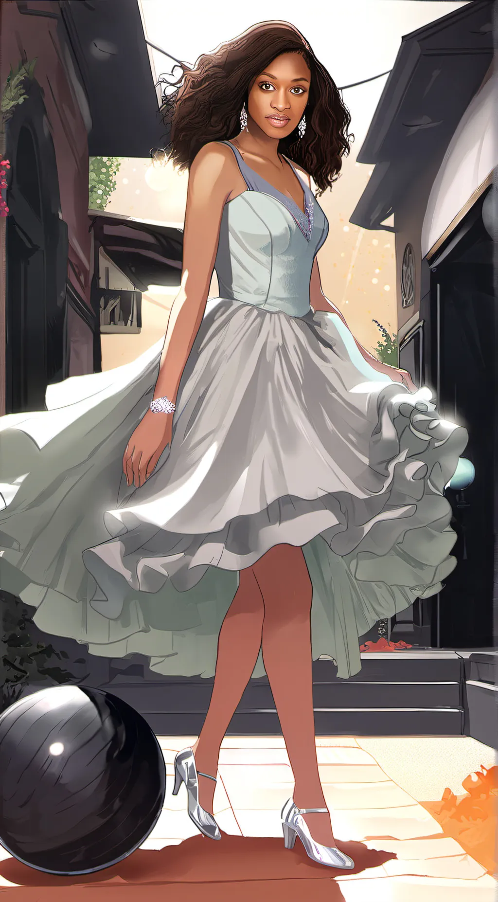 ai character: Beatrix  background