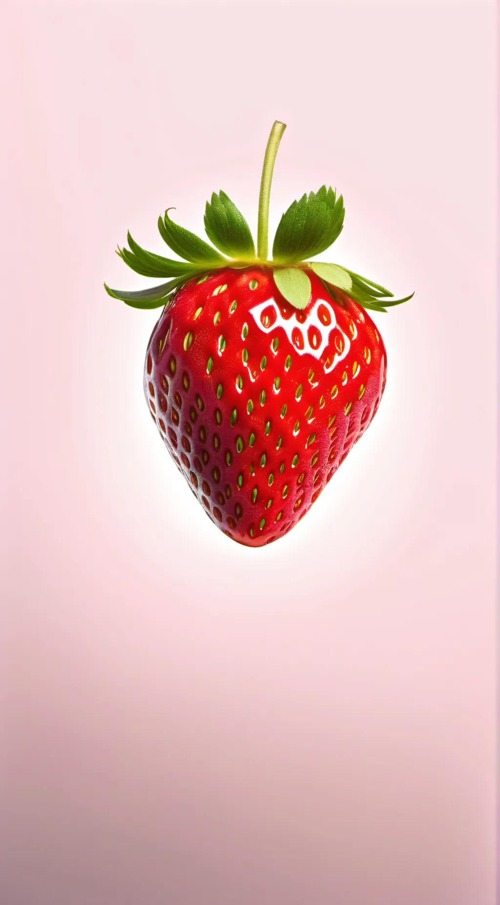ai character: strawberry  background