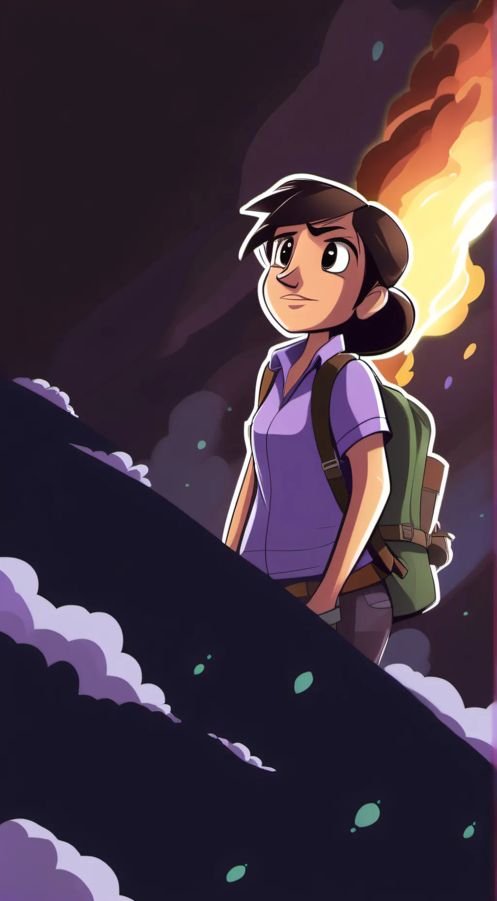 ai character: Luz Noceda background