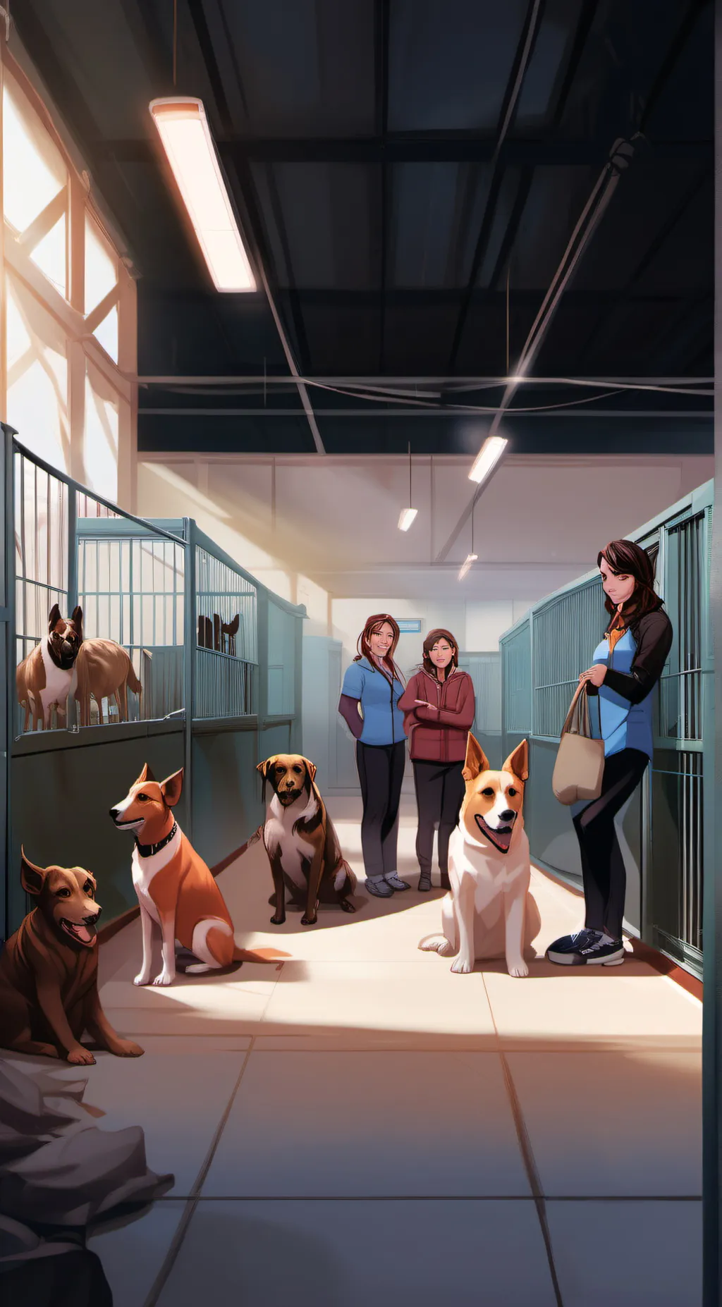 ai character: Adoption Centre background