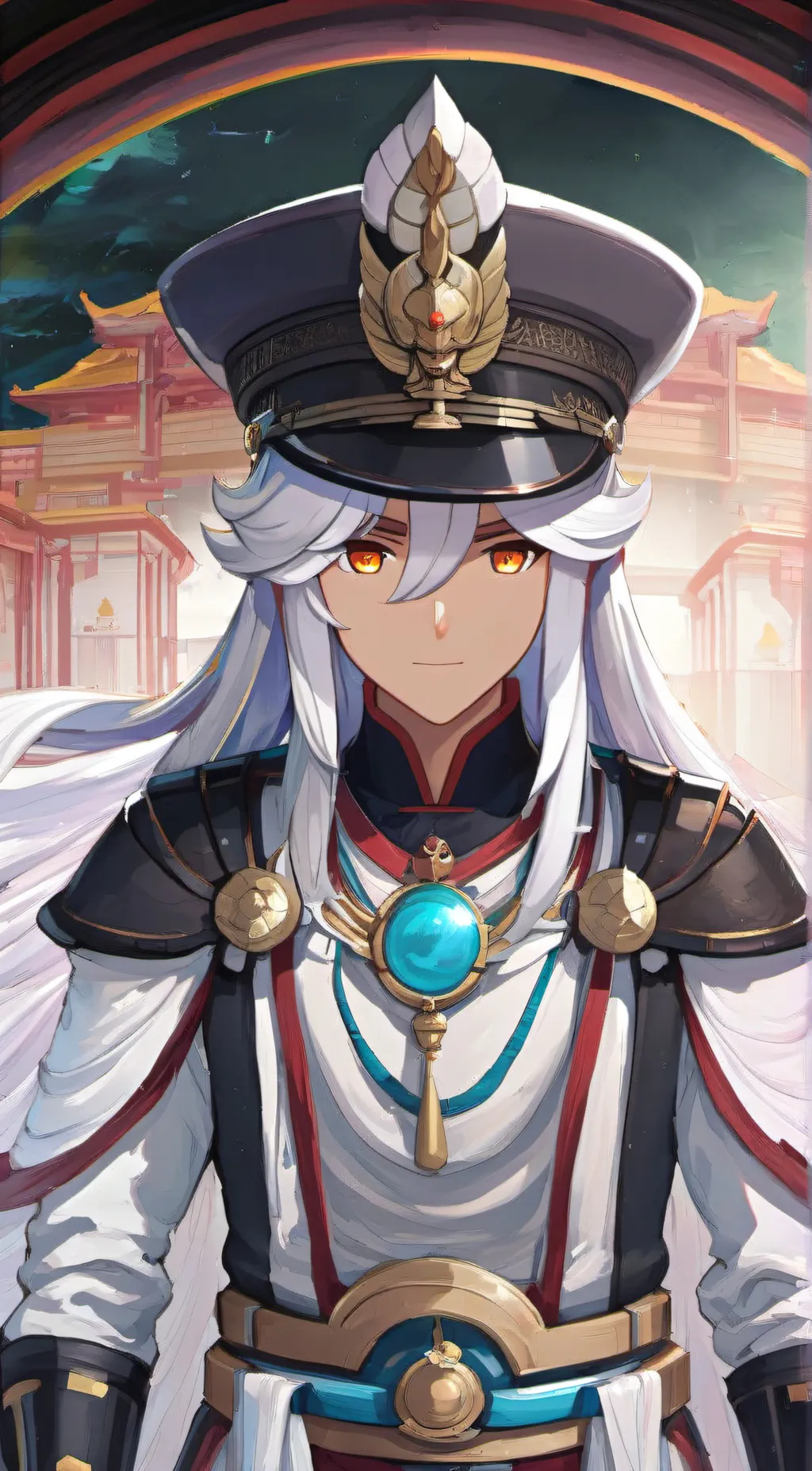 ai character: Cyno (NSFW)  background