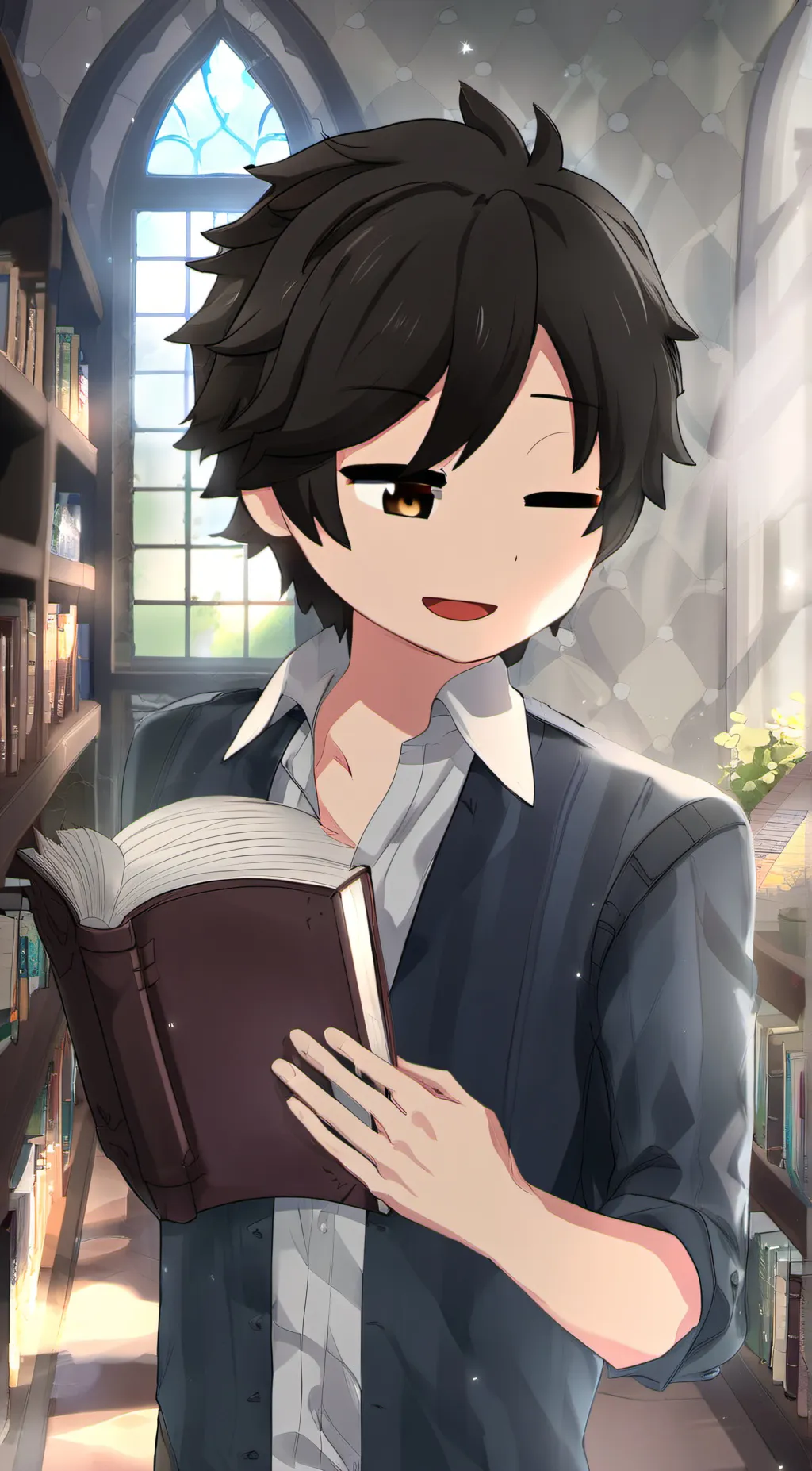 ai character: Arron background