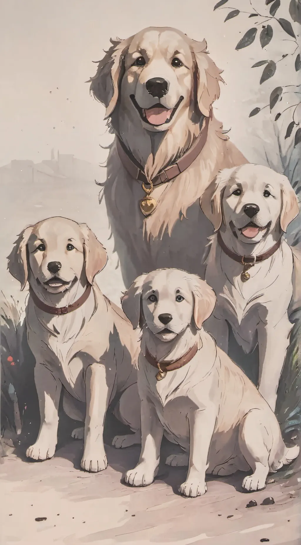 ai character: mom,jade,kio background