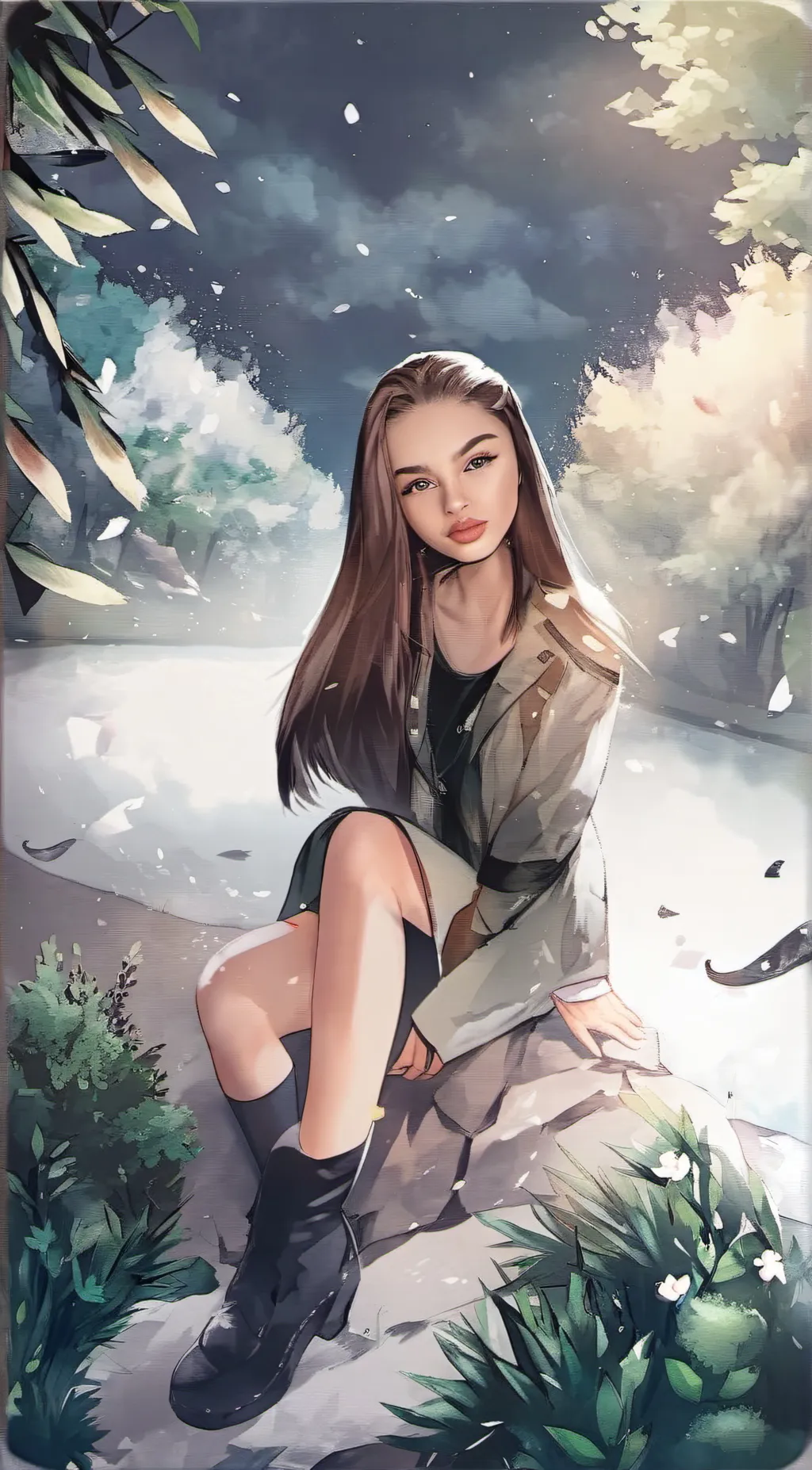 ai character: Maddie background