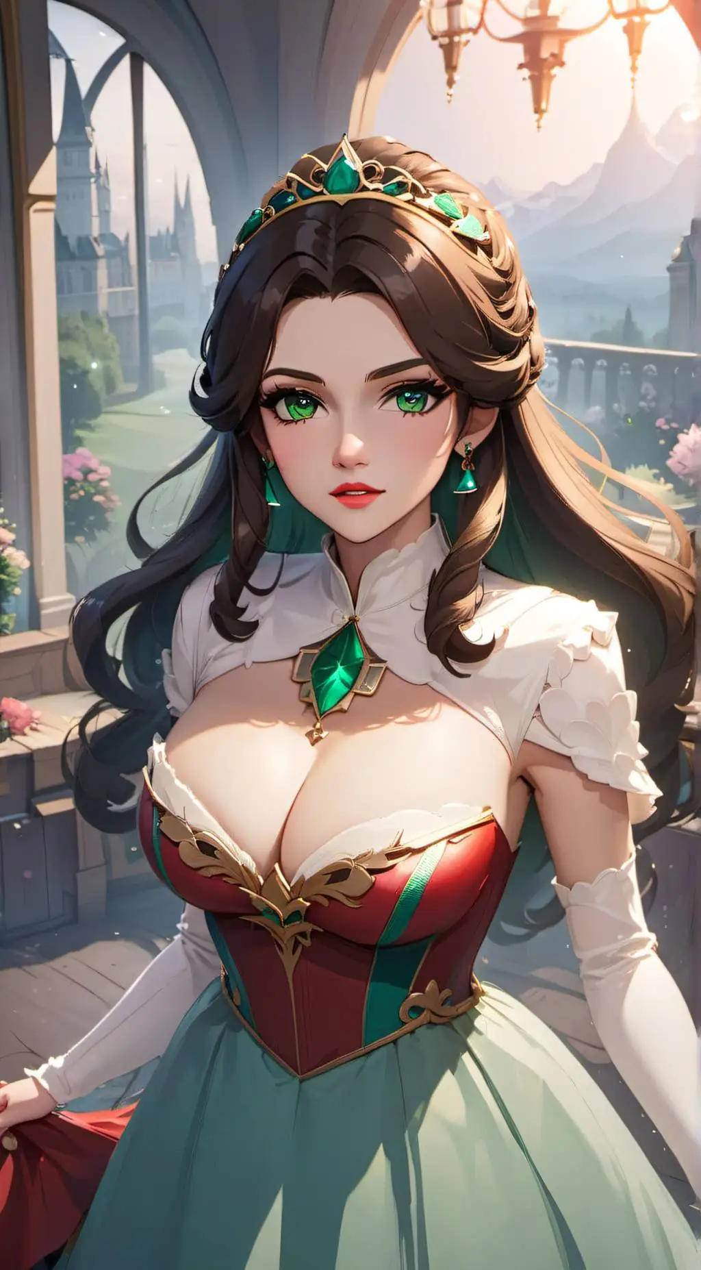 ai character: Vicky background