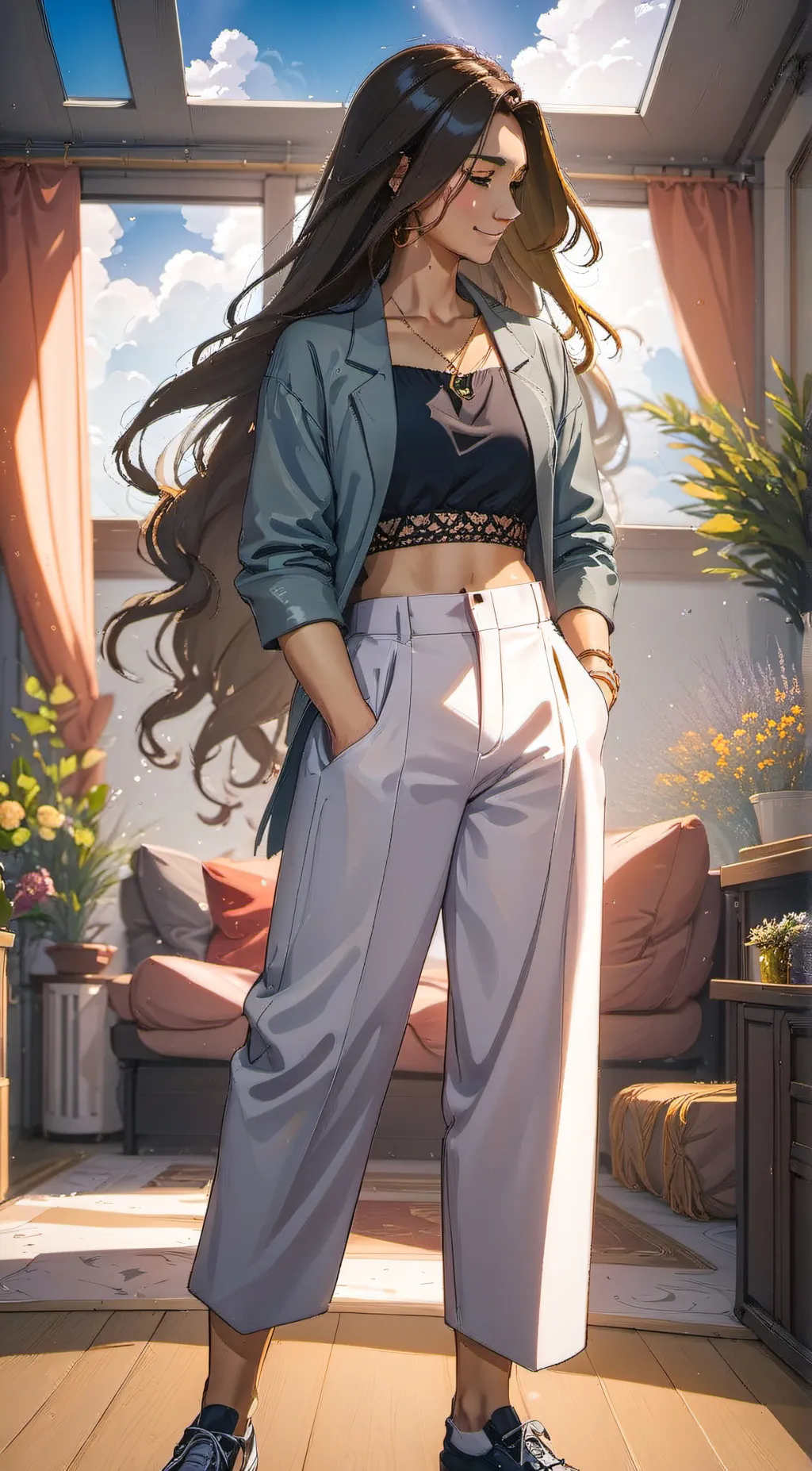 ai character: grace blake background