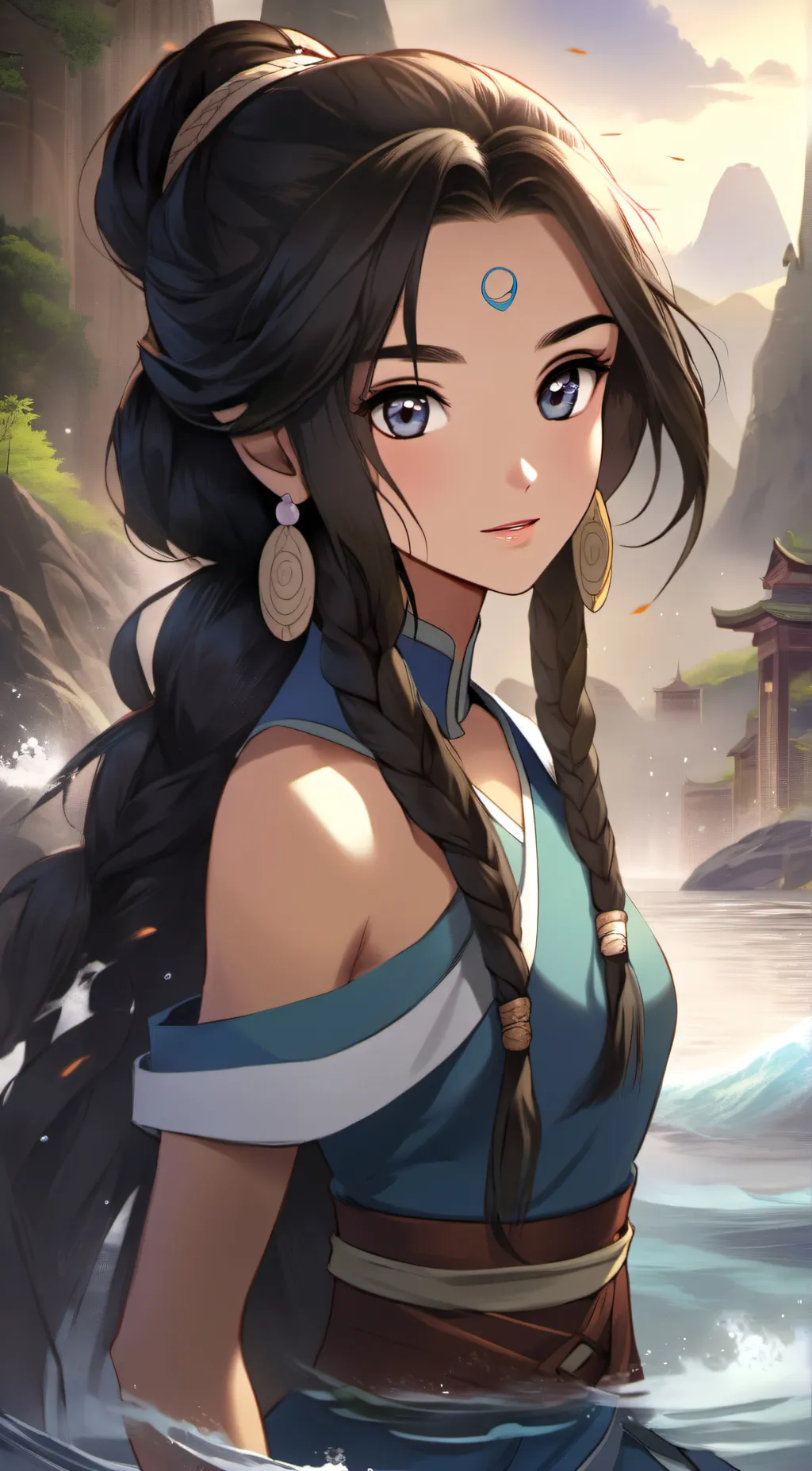ai character: Katara background