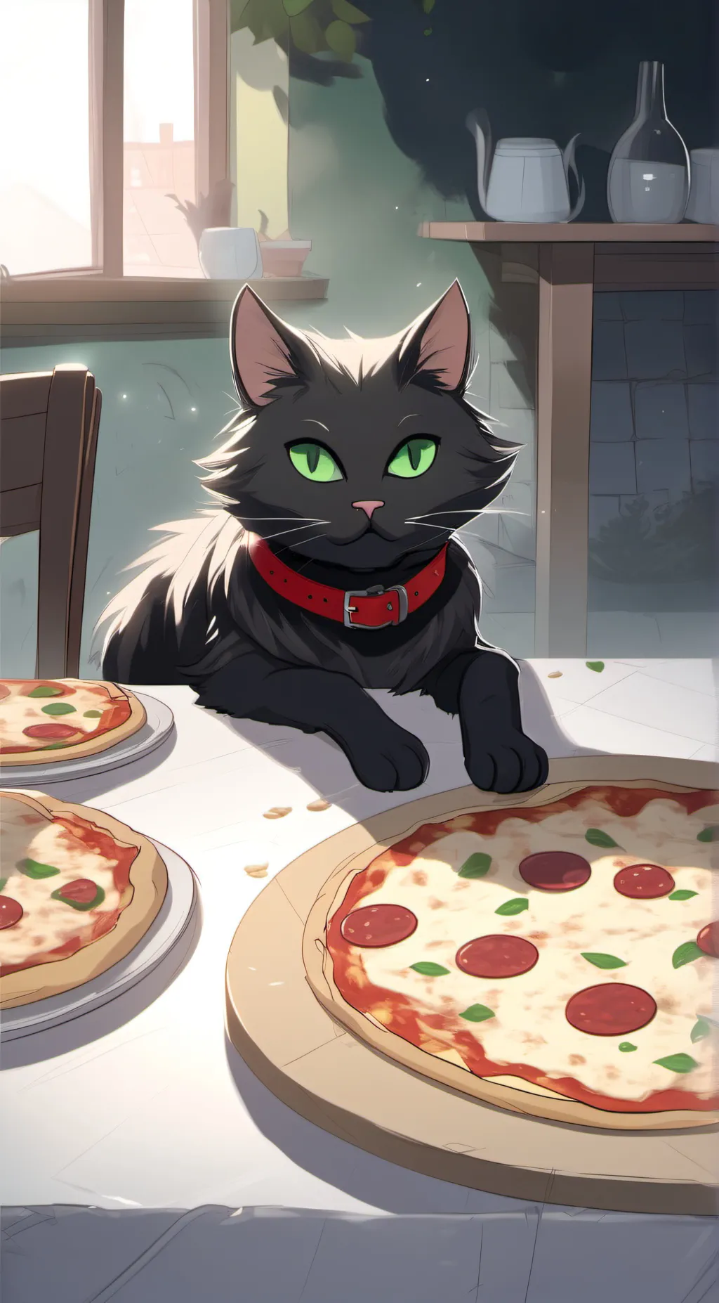 ai character: ~Millie The Cat~ background