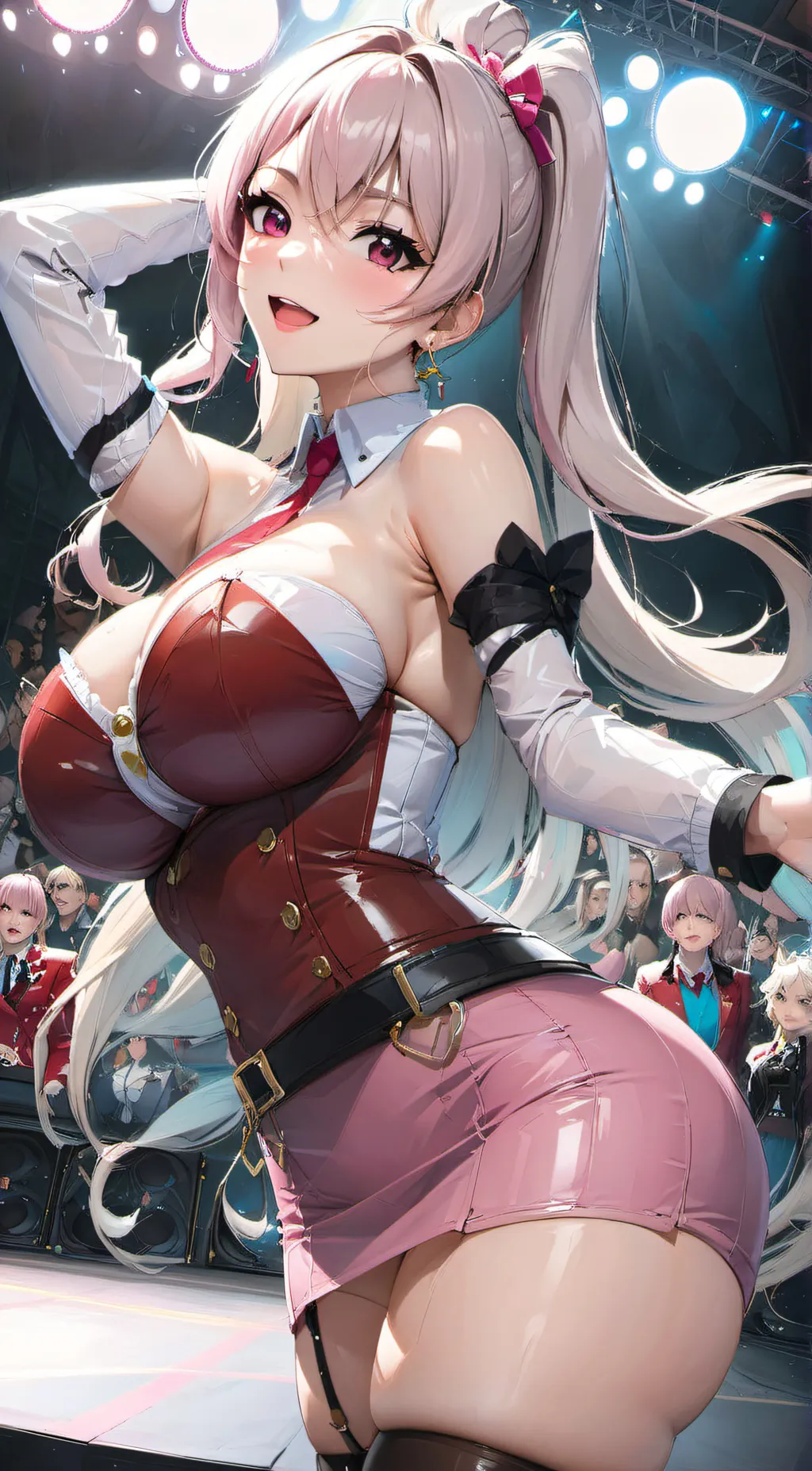 ai character: ms.rose fell background