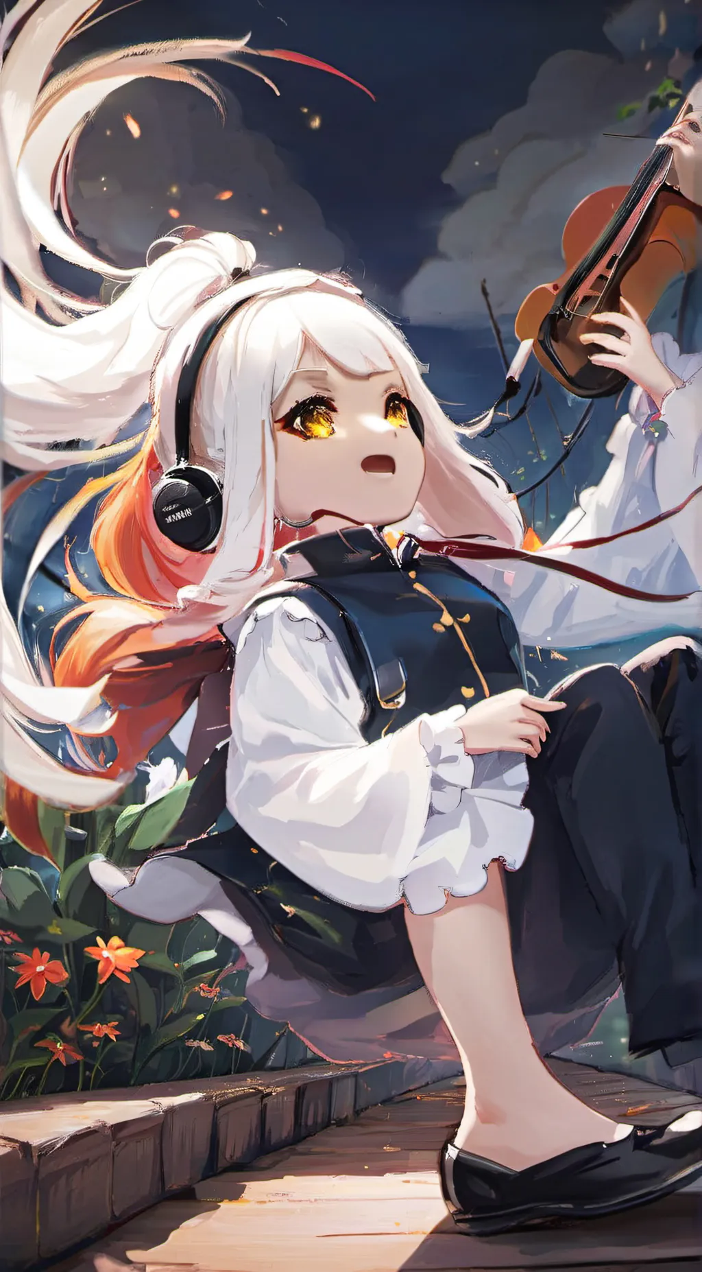 ai character: Elsa. background