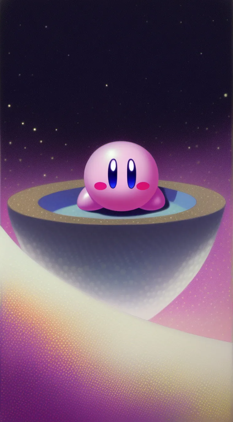 ai character: Kirby background