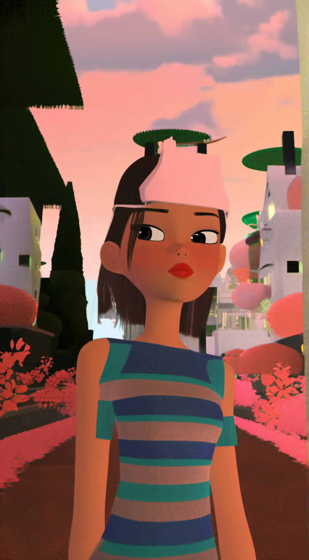 ai character: Addy  background