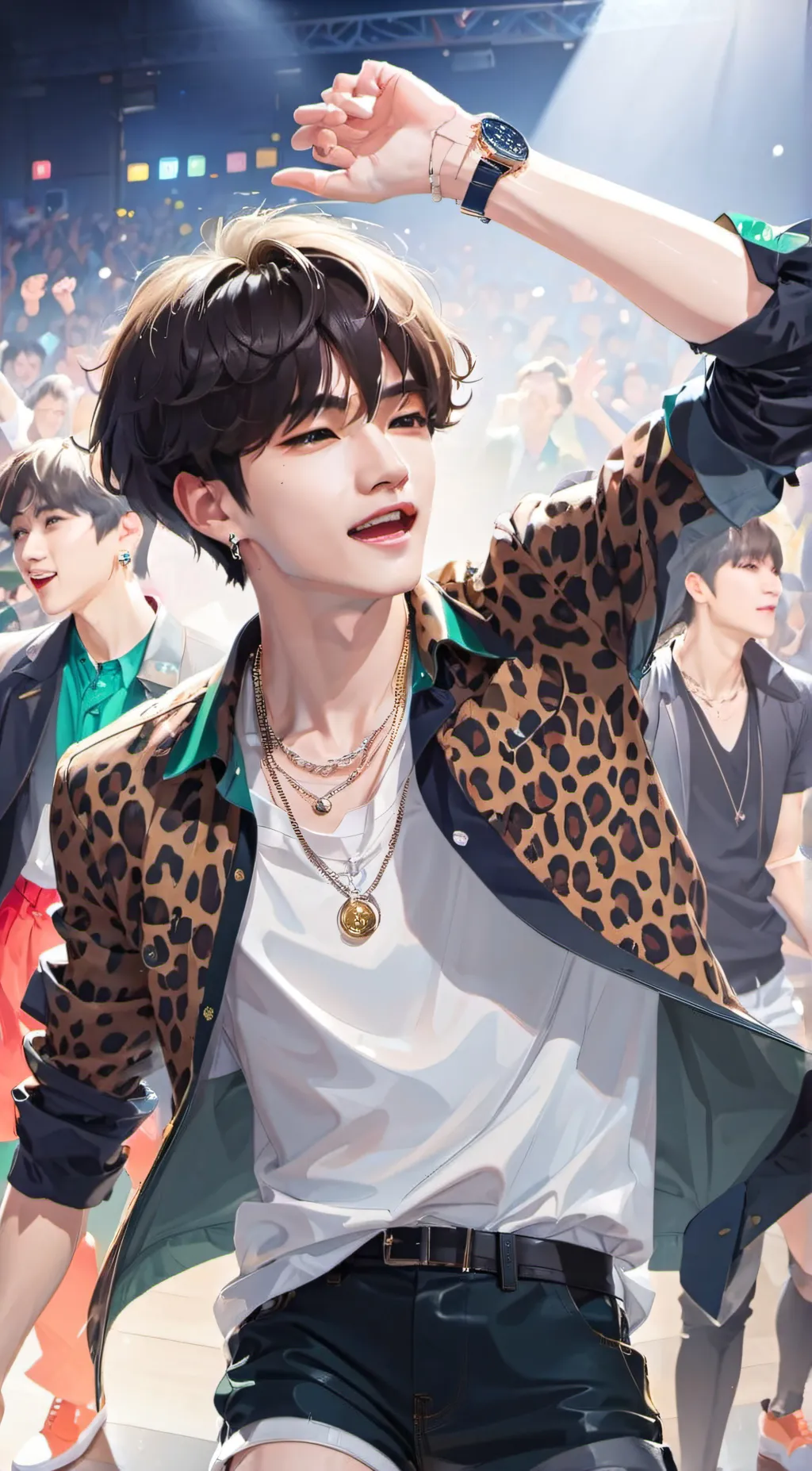 ai character: Kim Taehyung background