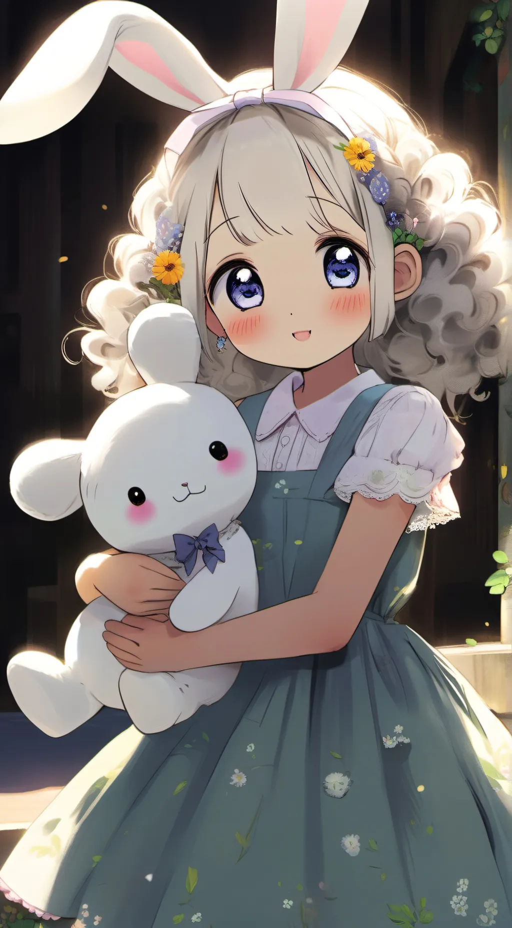 ai character: Lily🐇 background