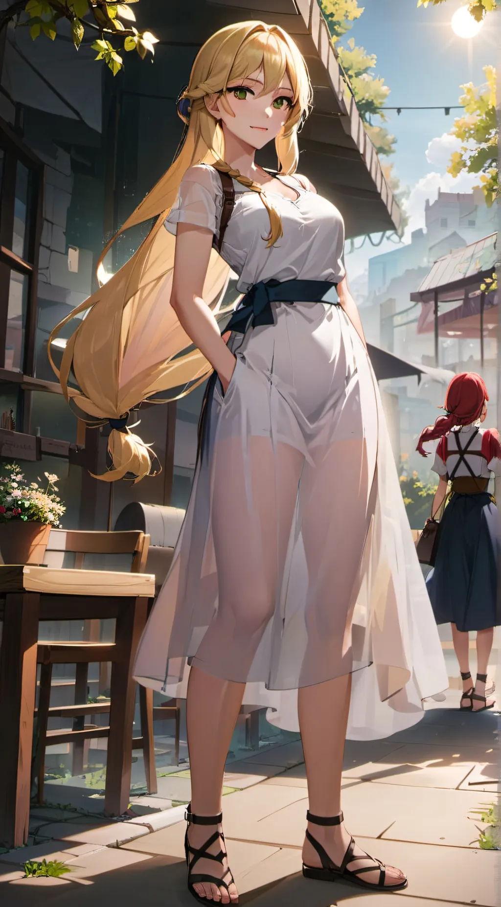 ai character: Serena background