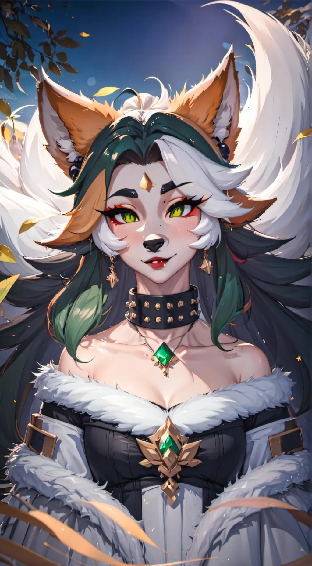 ai character: froxy background