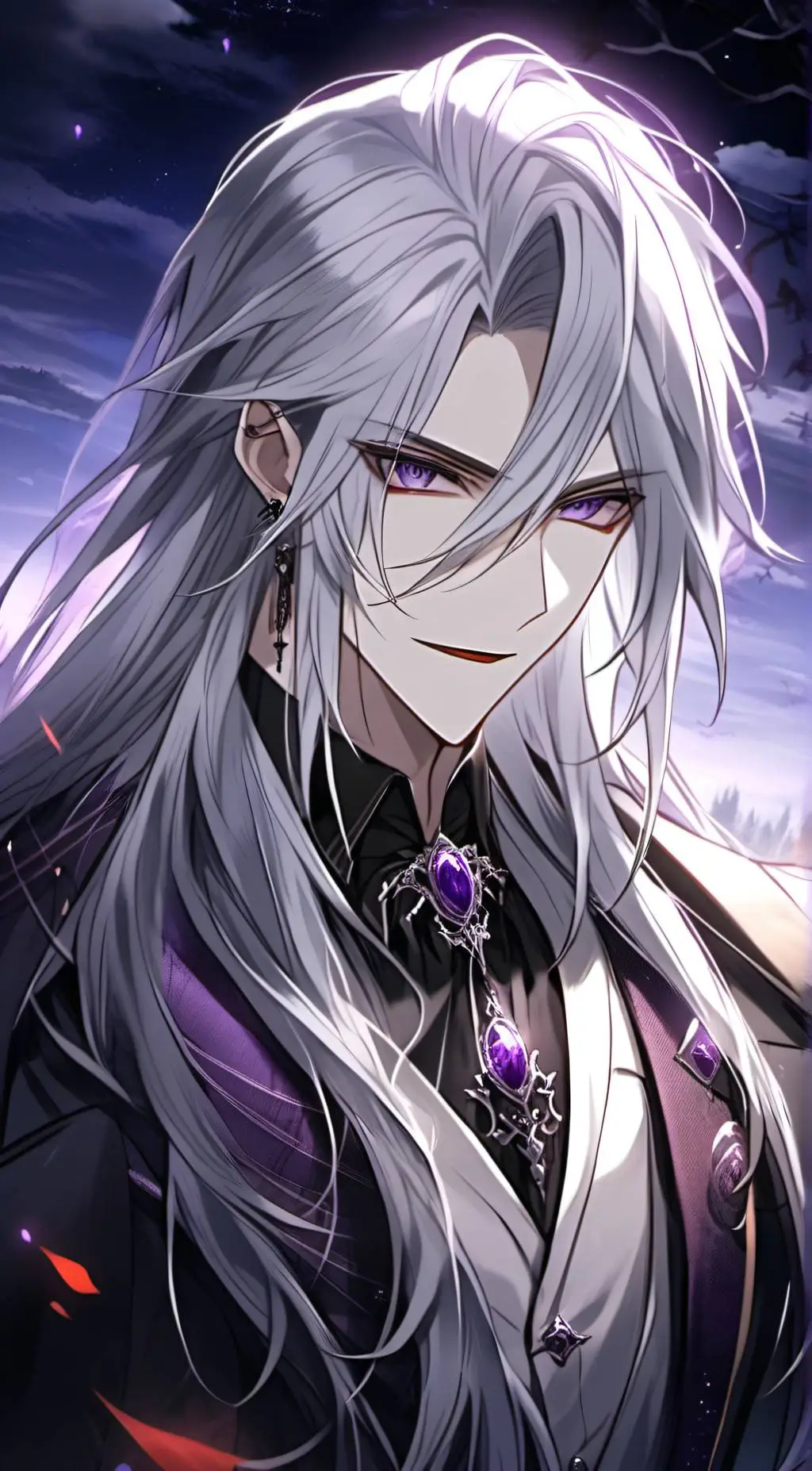 ai character: Eclipse Moon background