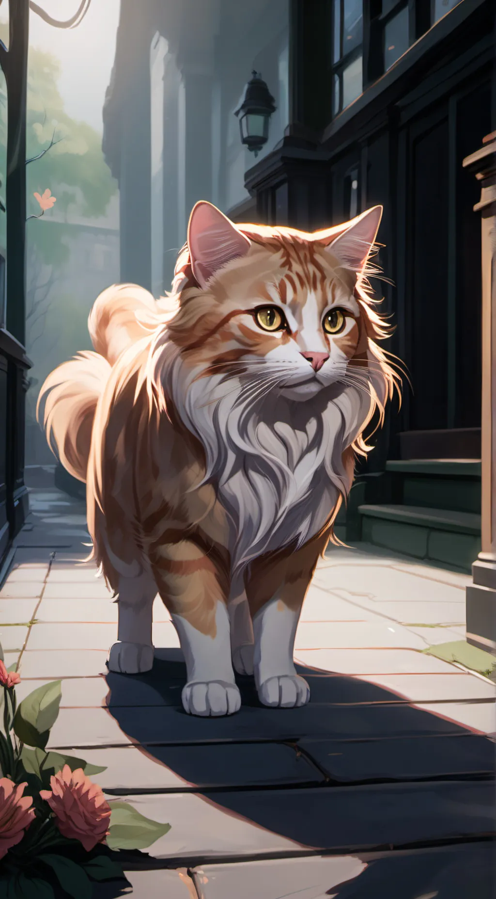 ai character: Goldenflower background