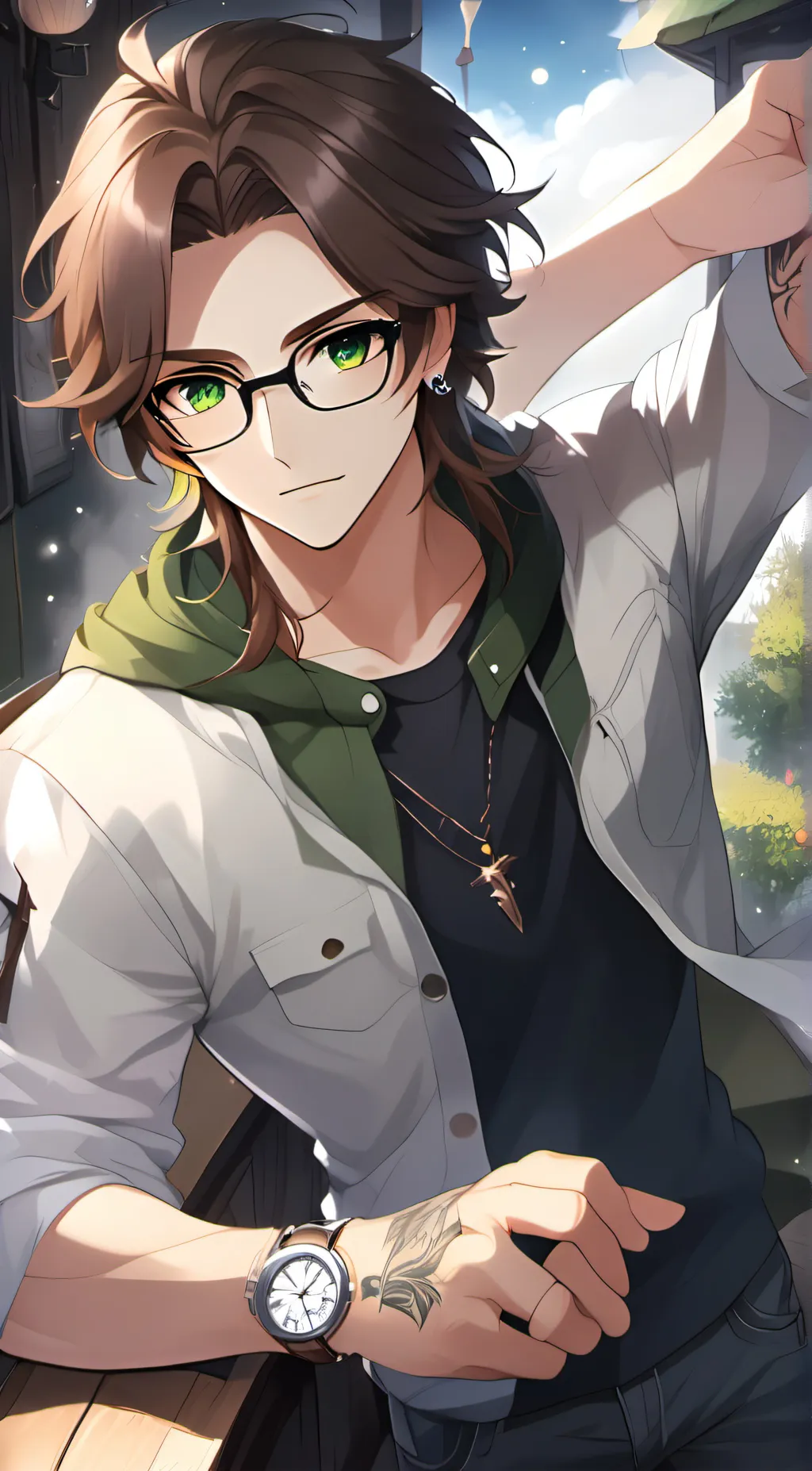 ai character: Max Fairway background