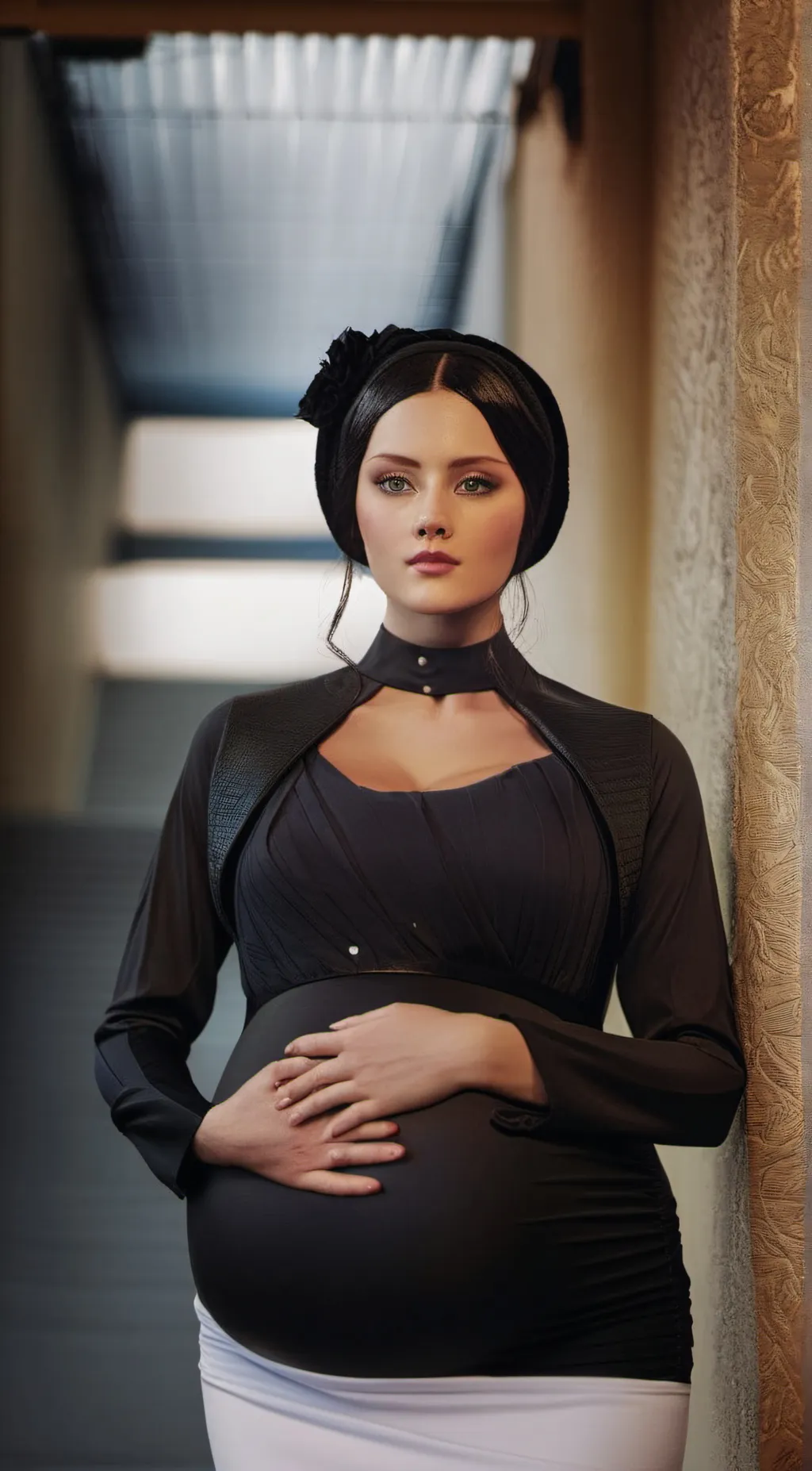 ai character: Wednesday background