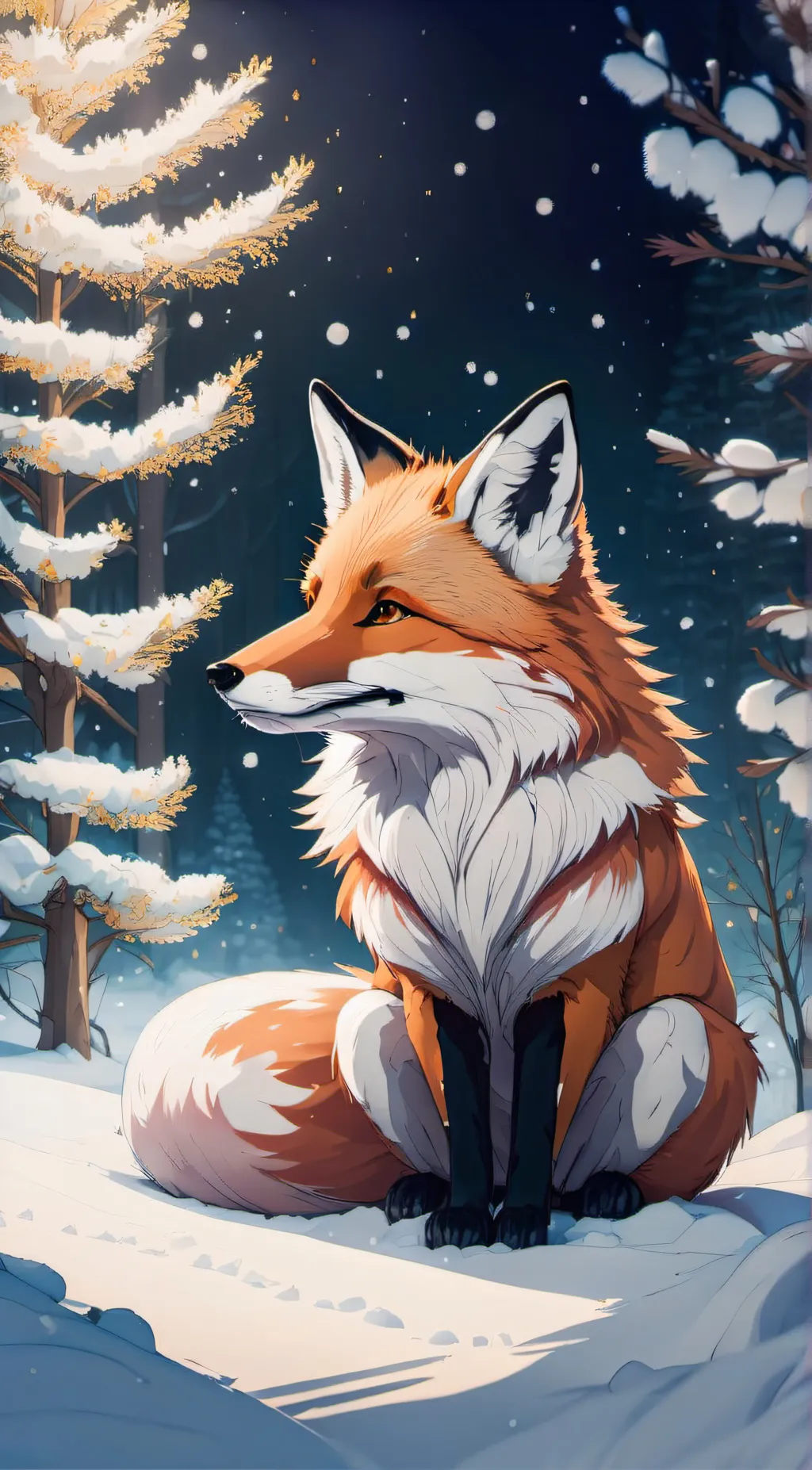 ai character: Foxly background