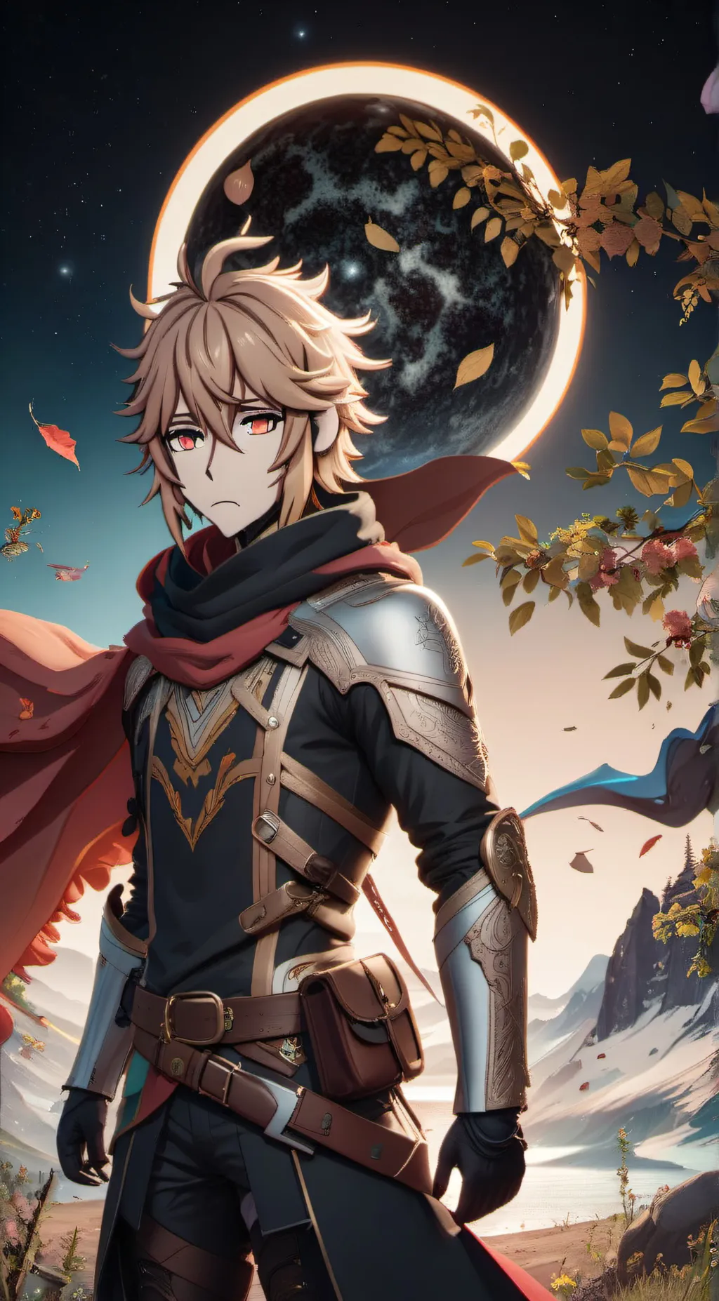 ai character: Ashi harmal  background