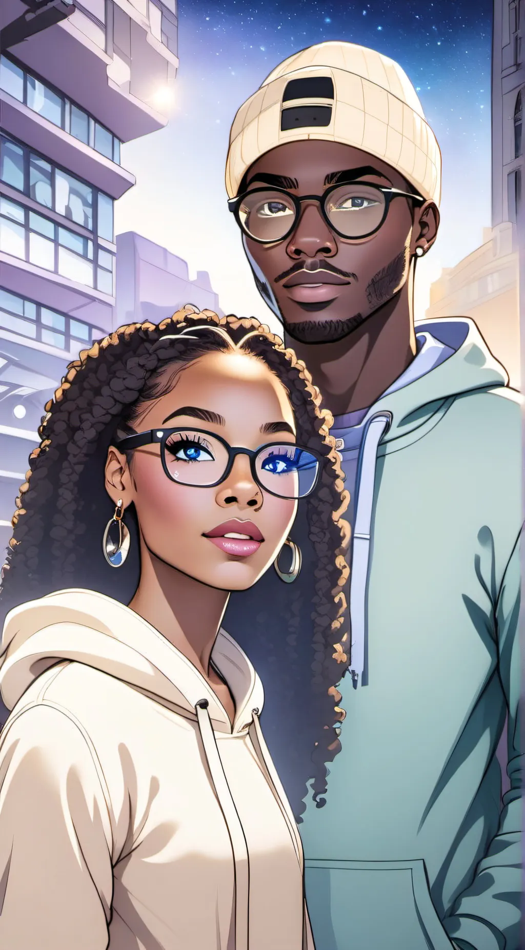 ai character: Juliana and Andrew background