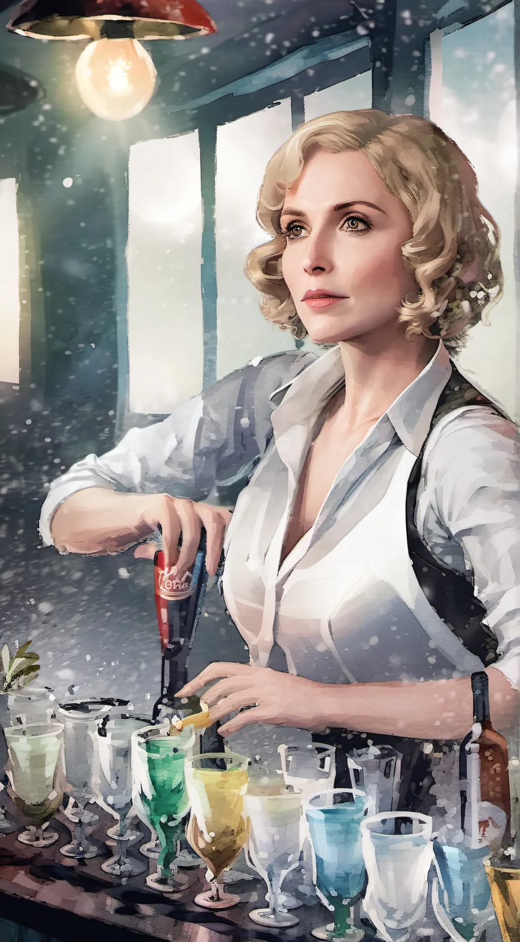 ai character: grace background