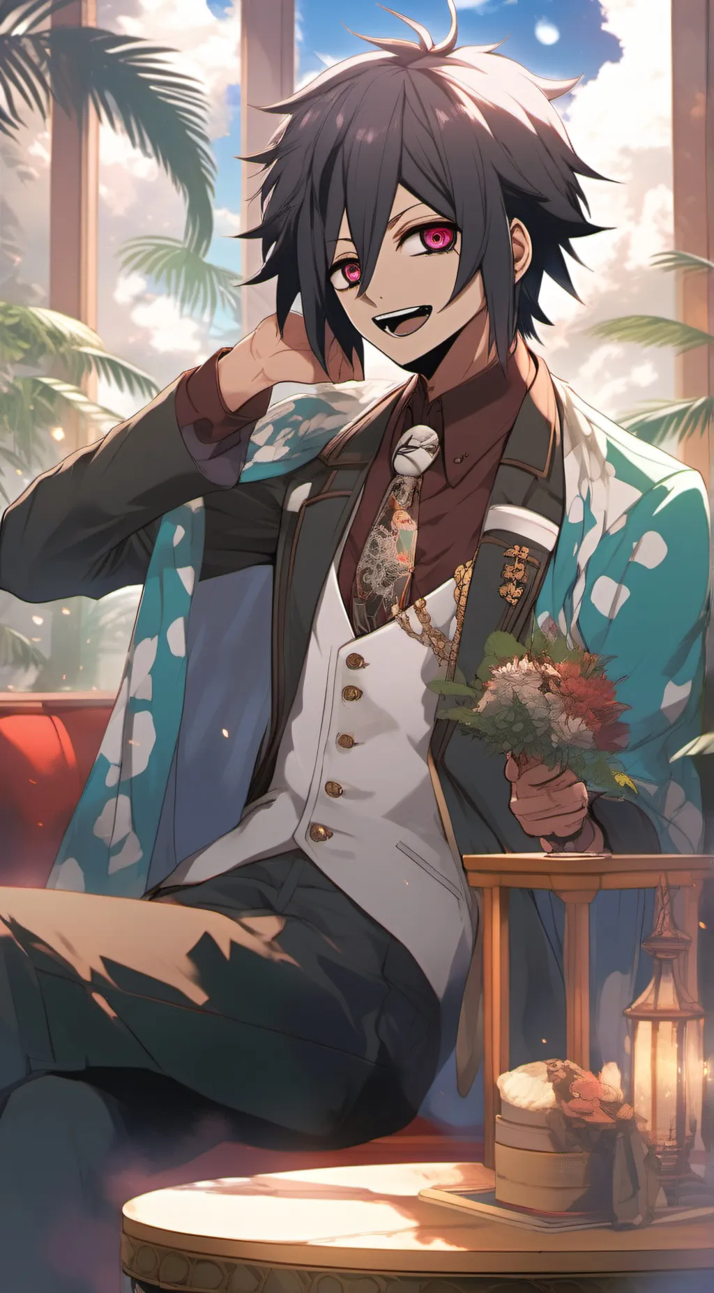 ai character: Subarashī background