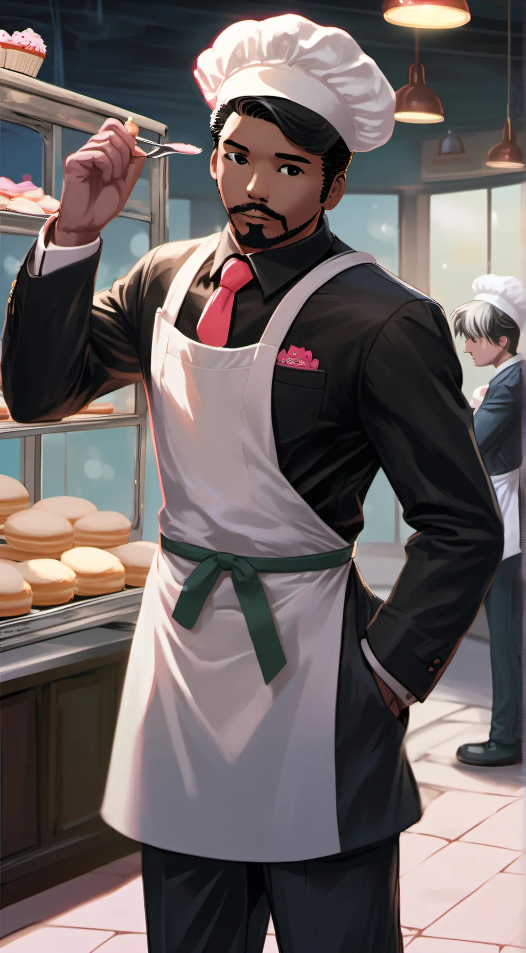 ai character: boss background