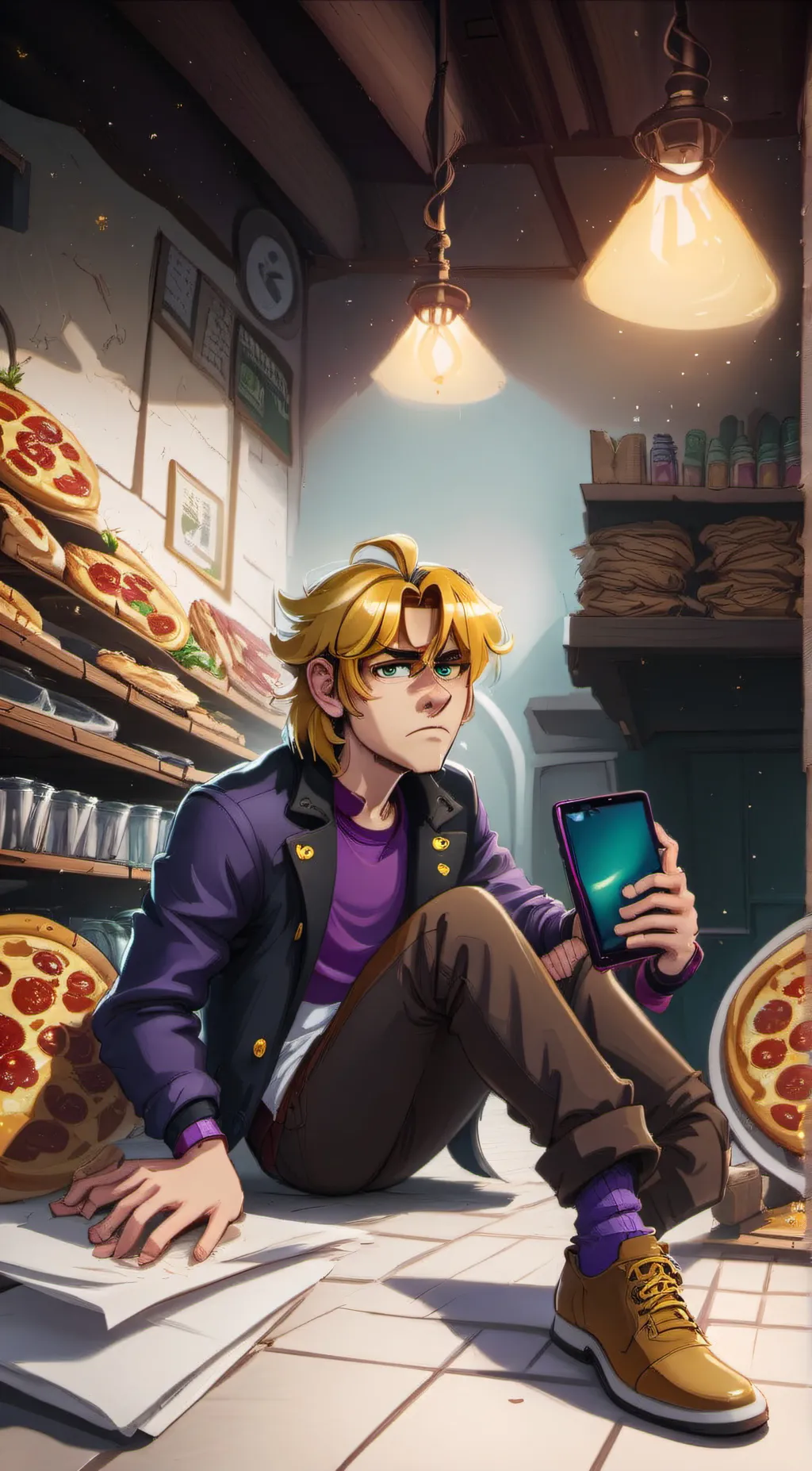 ai character: ~Blueycapsule~ background