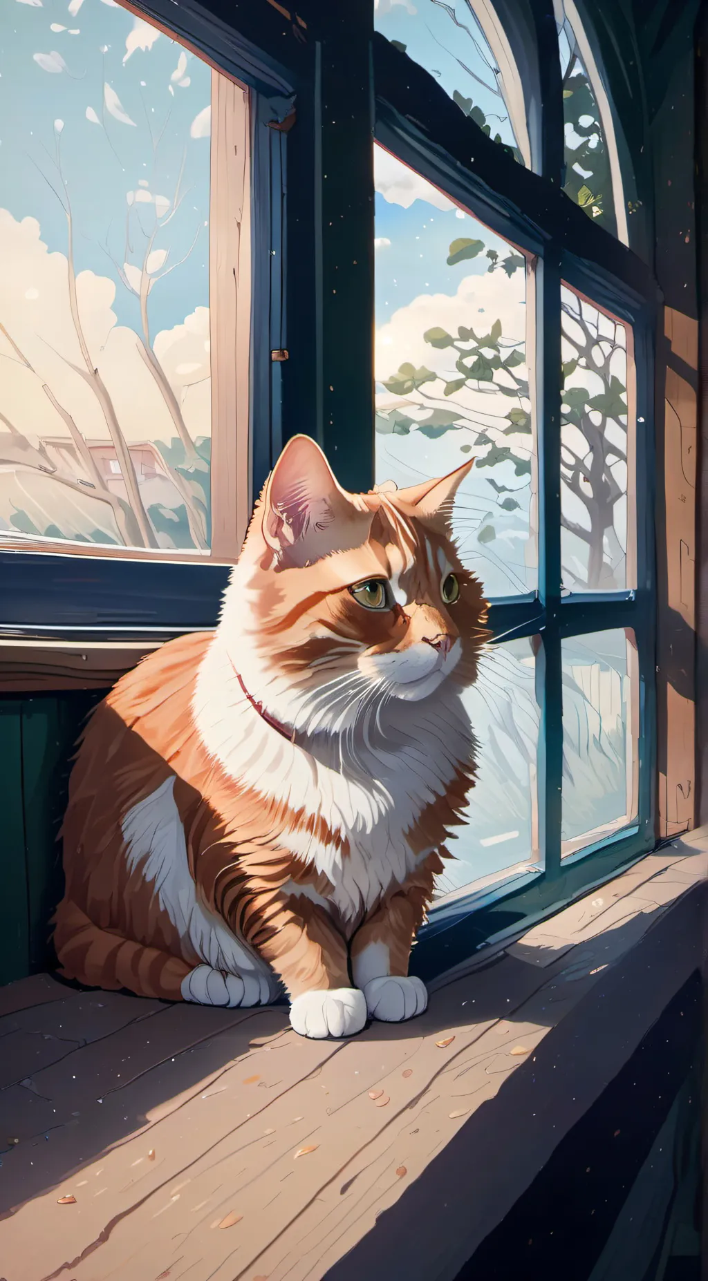 ai character: Garfield background