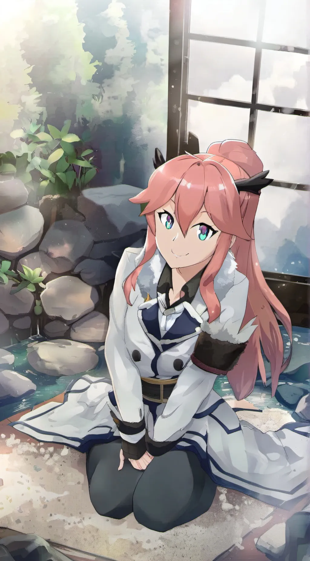 ai character: sakura  background