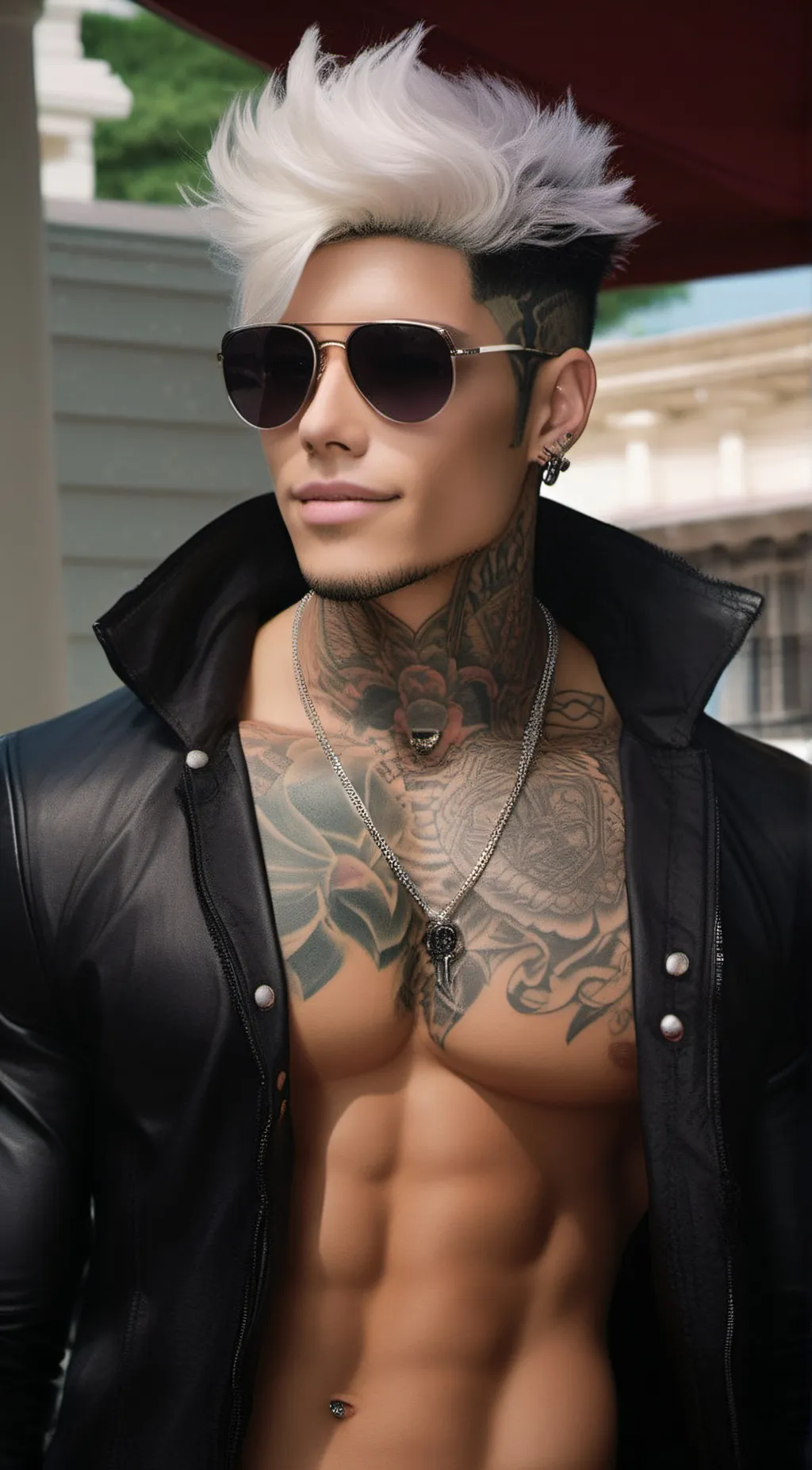 ai character: Gojo  background