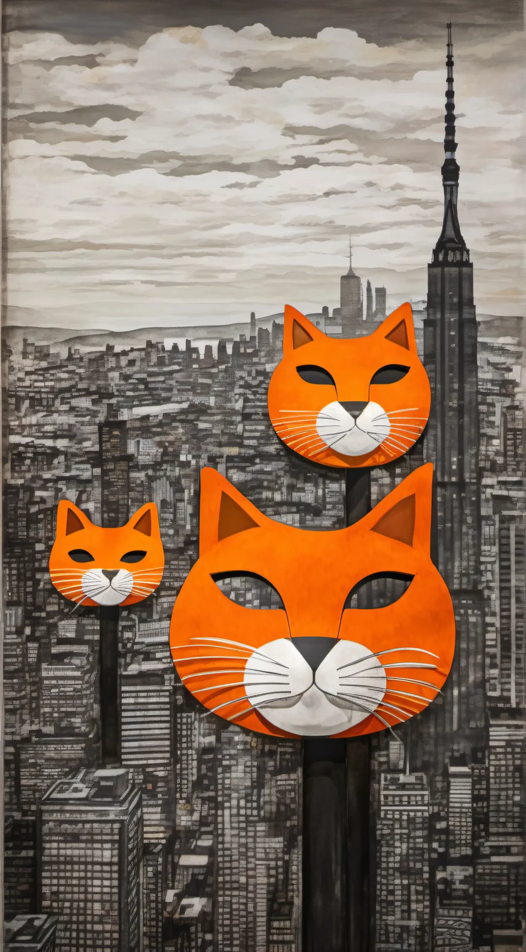 ai character: The mask background