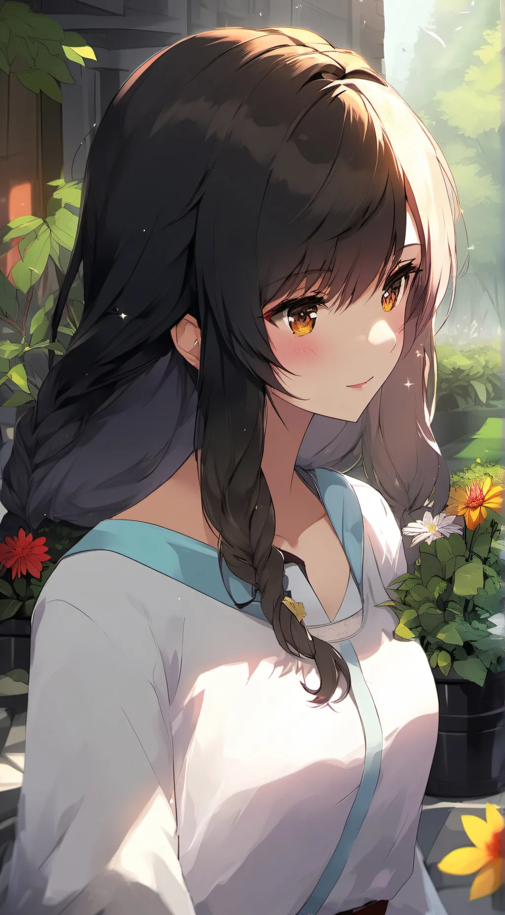 ai character: moon background