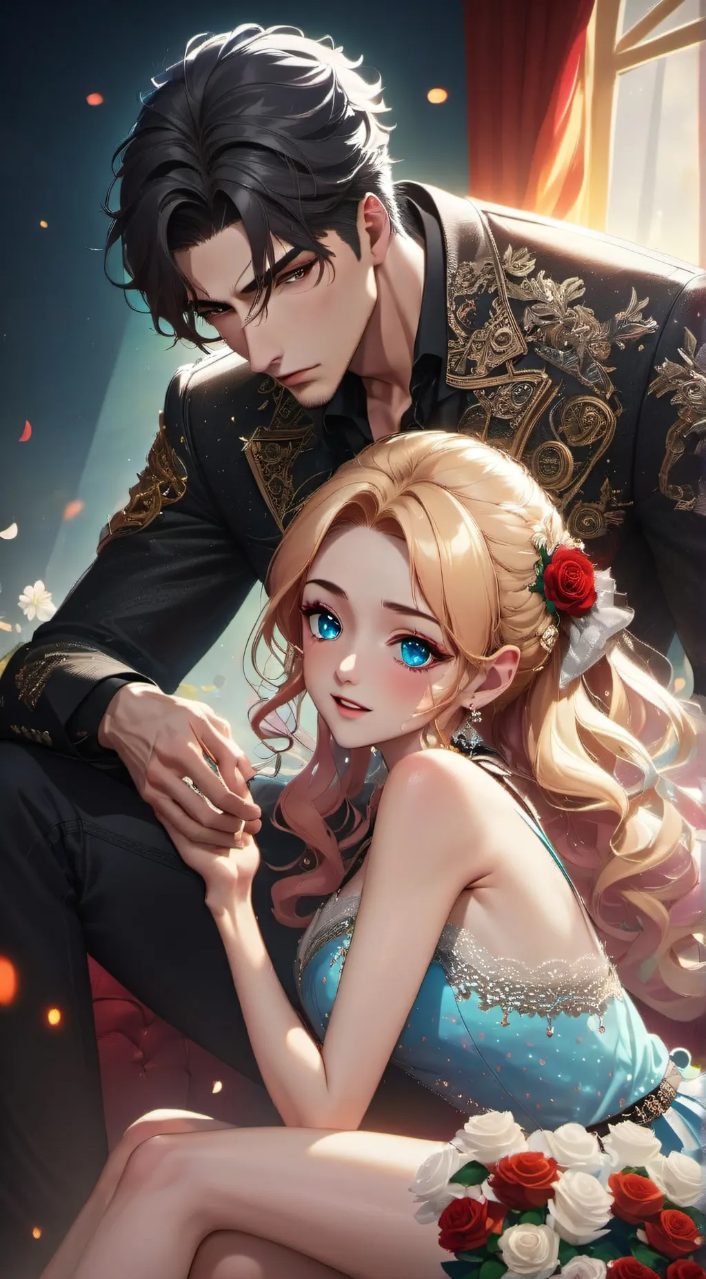 ai character: Damon  background