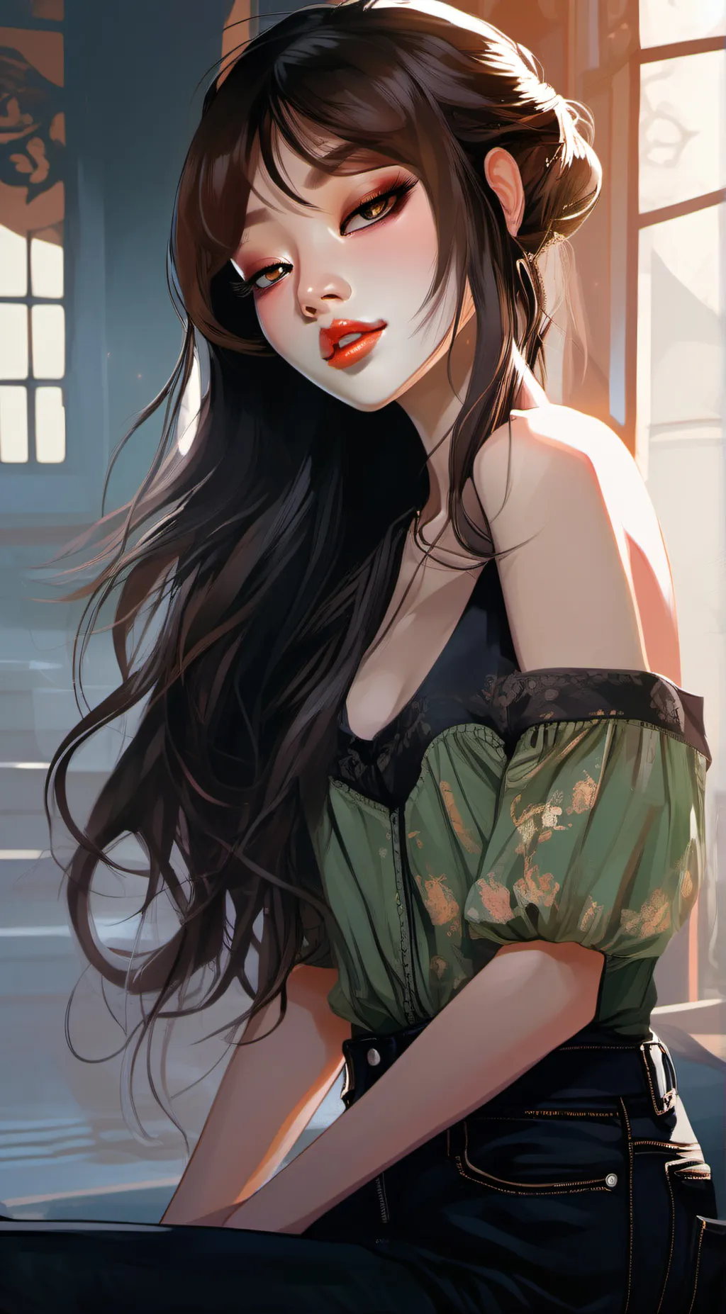 ai character: Lexi background