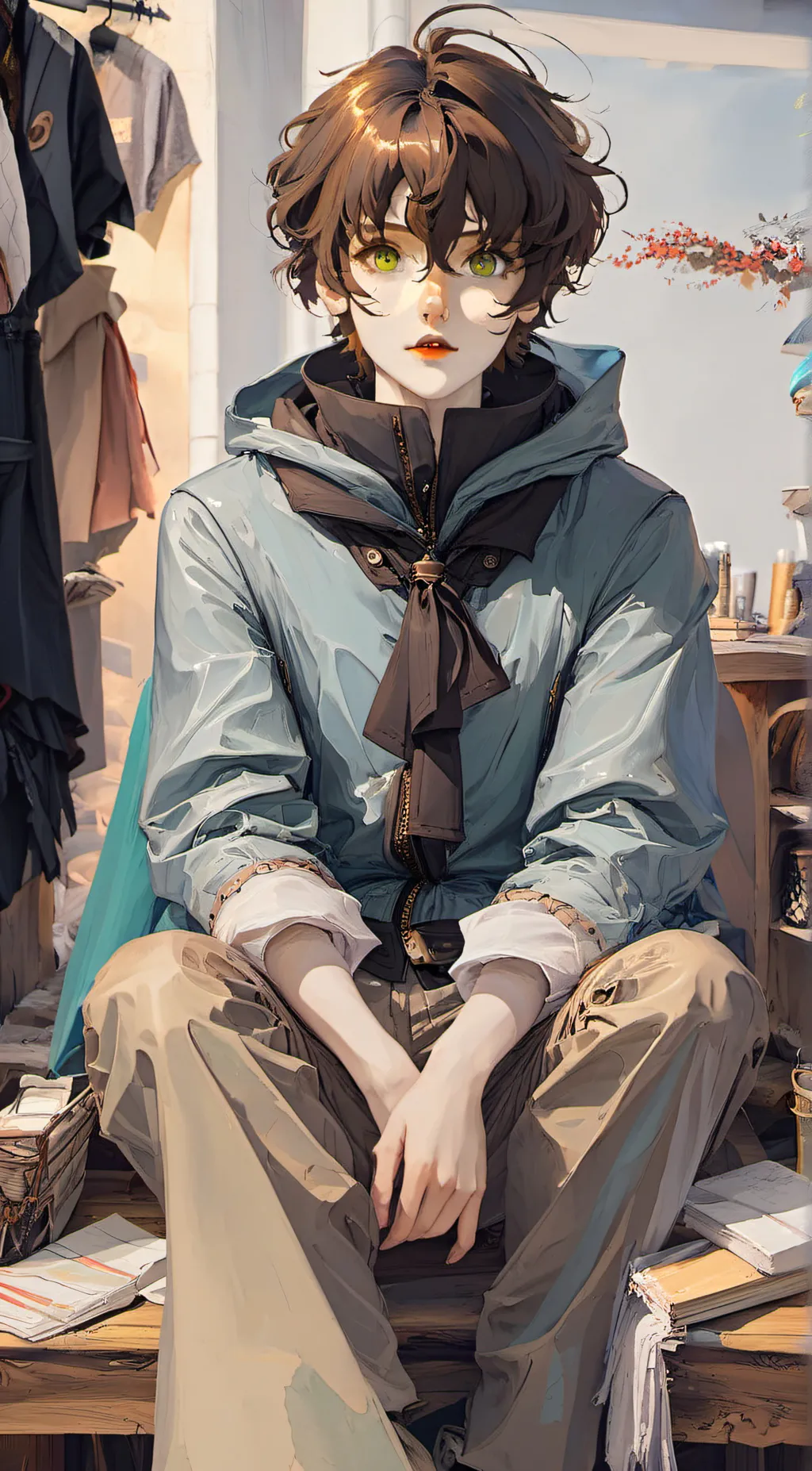 ai character: a Victor Stratton background