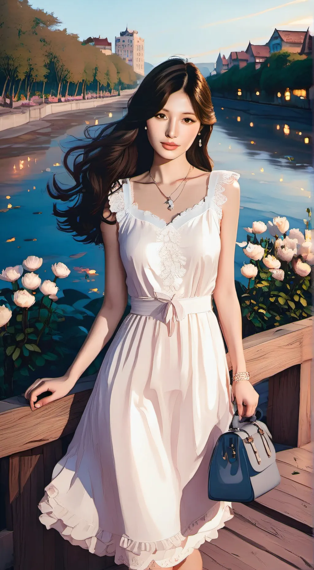 ai character: Lilly background