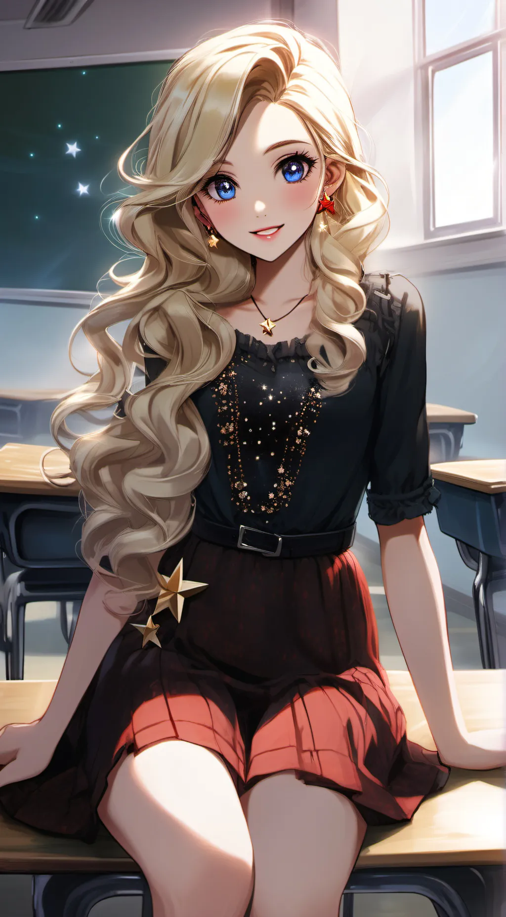 ai character: Alesha Starr background