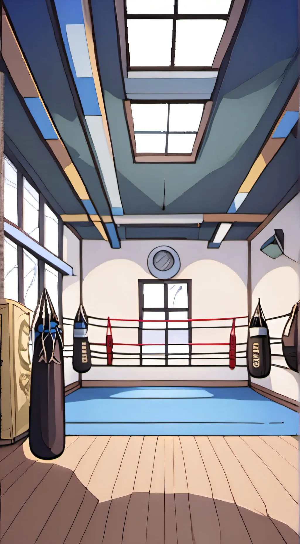 ai character: bocing journey  background