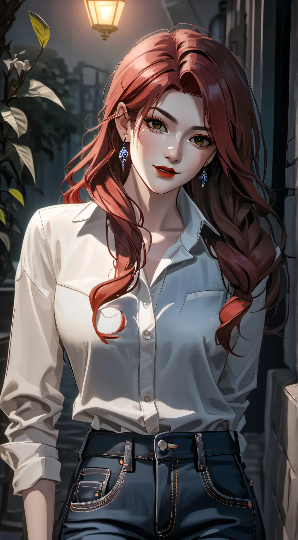 ai character: Eddie dear as girl background