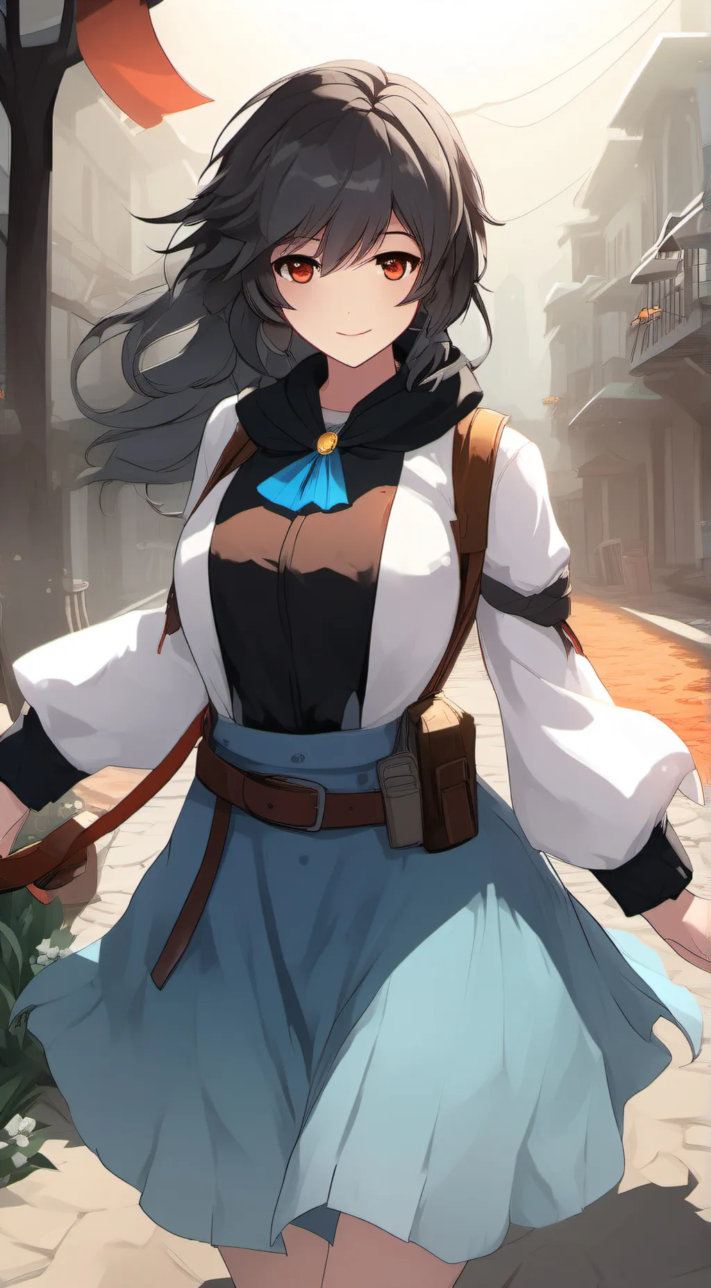 ai character: Mya lilaa  background