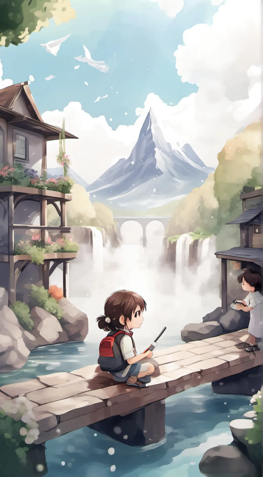 ai character: lily background