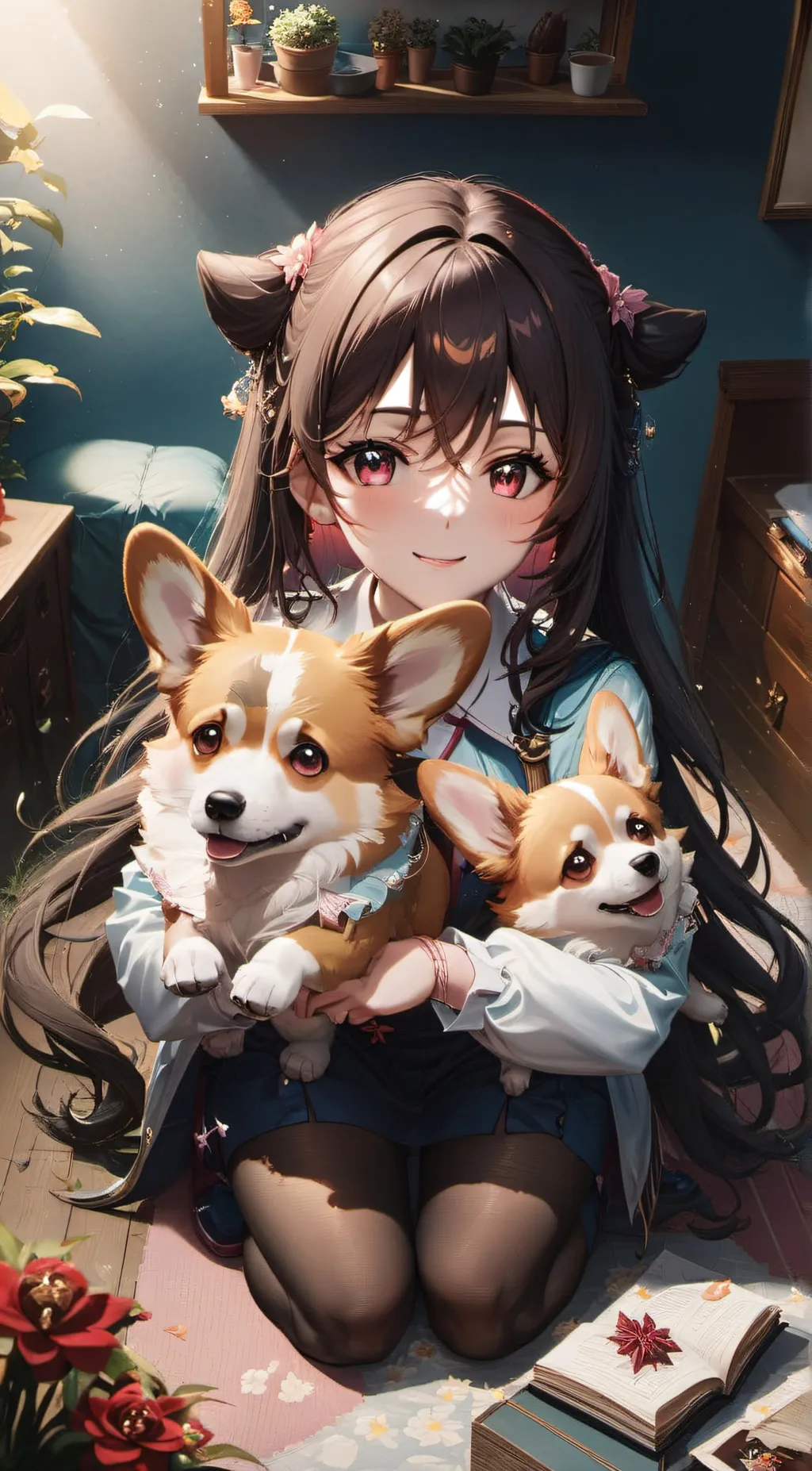 ai character: Cinnamon  background