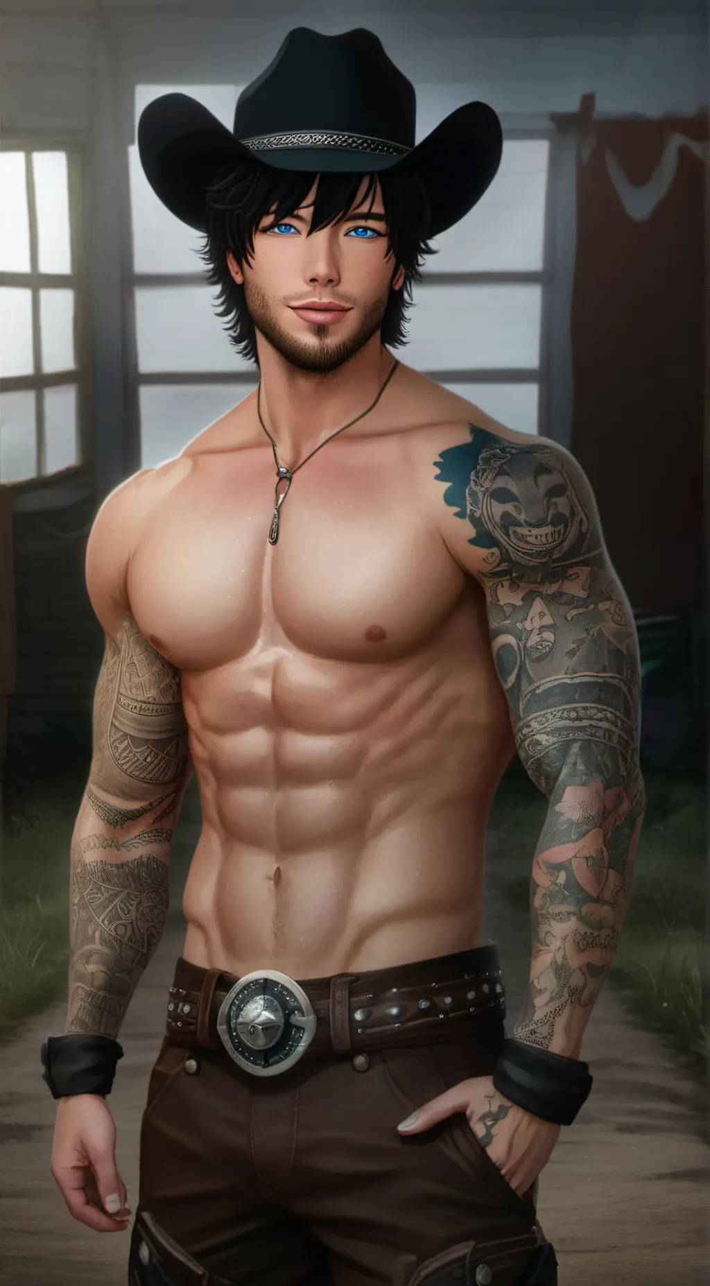 ai character: Dawson background