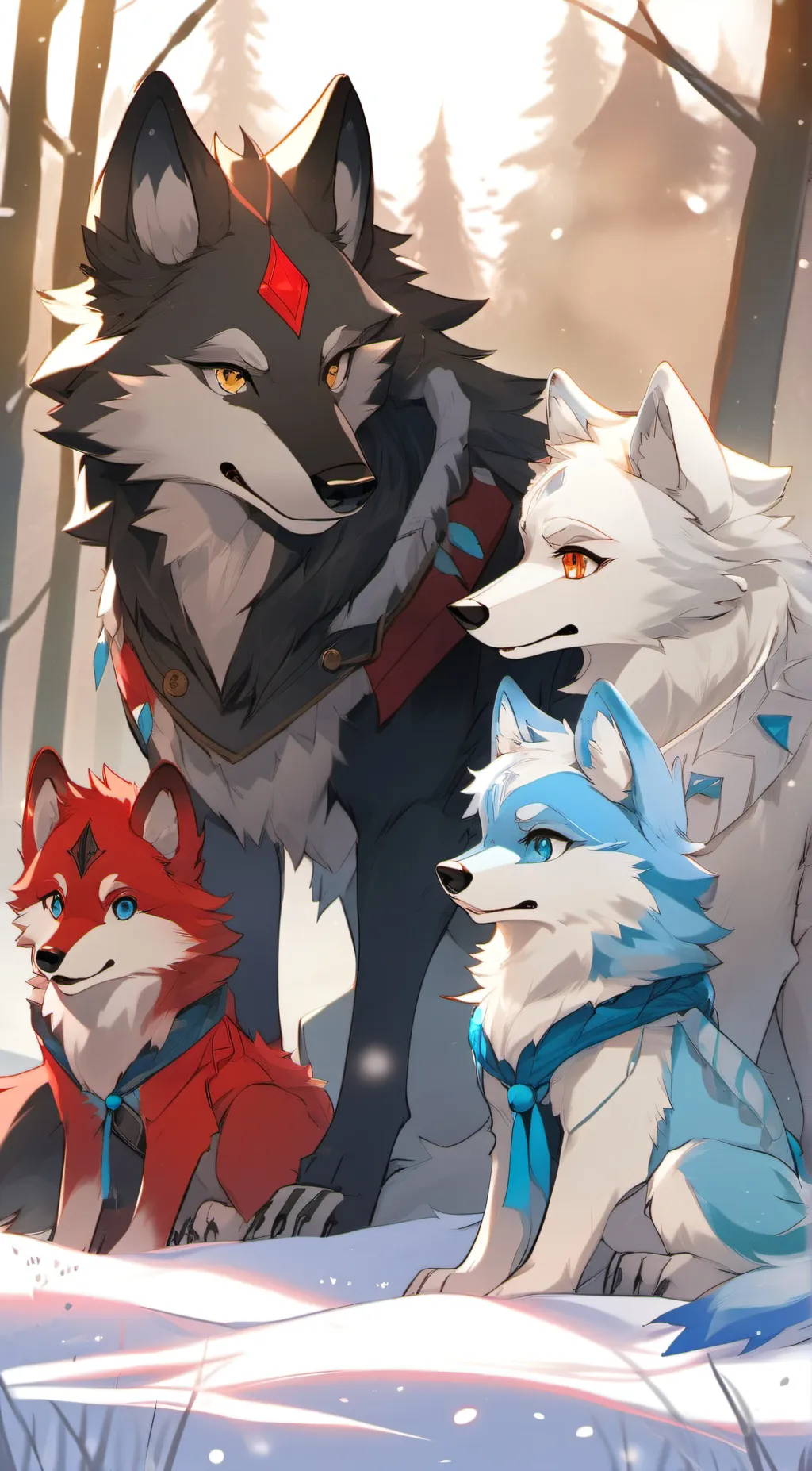 Talkie AI - Chat with Blood_wolf family 